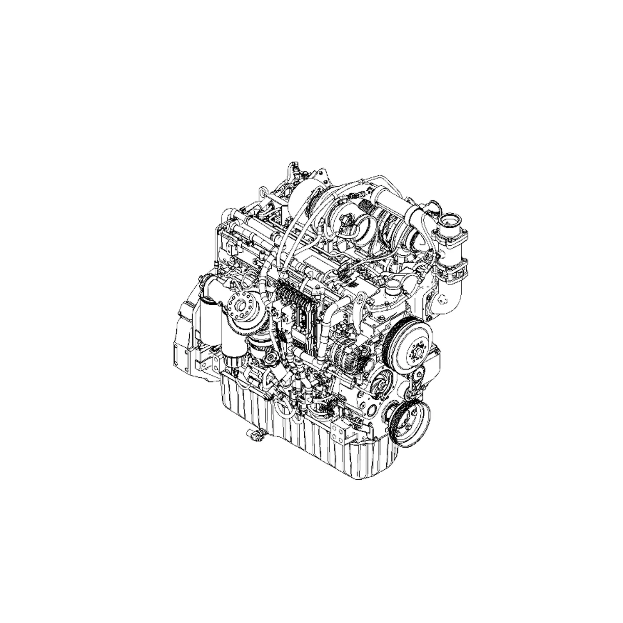 John Deere Reman REMAN Diesel Engine, 9 Liter, Stage II - SE502817