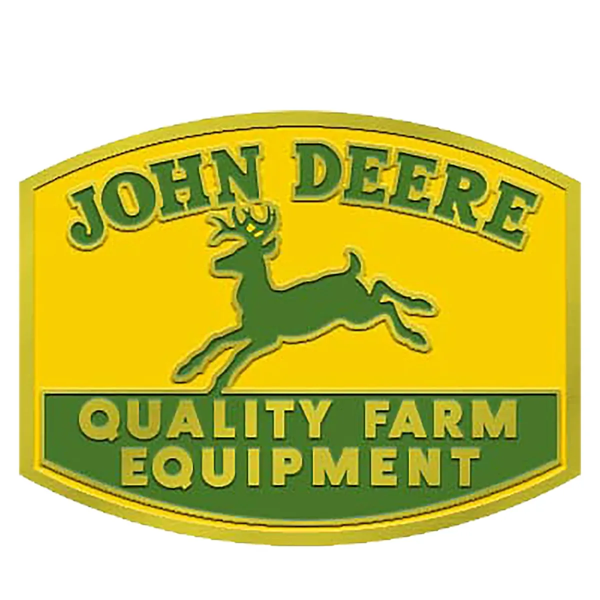 "Quality Farm Equipment Lapel Pin"