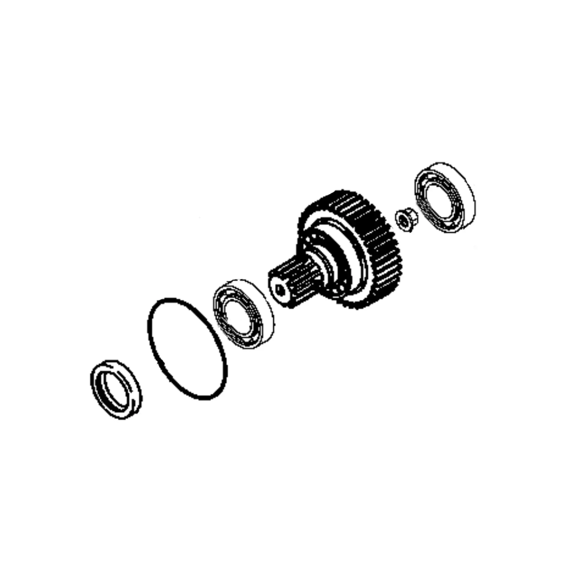 John Deere Splitter Box Component Parts Shaft Kit - LW10119535