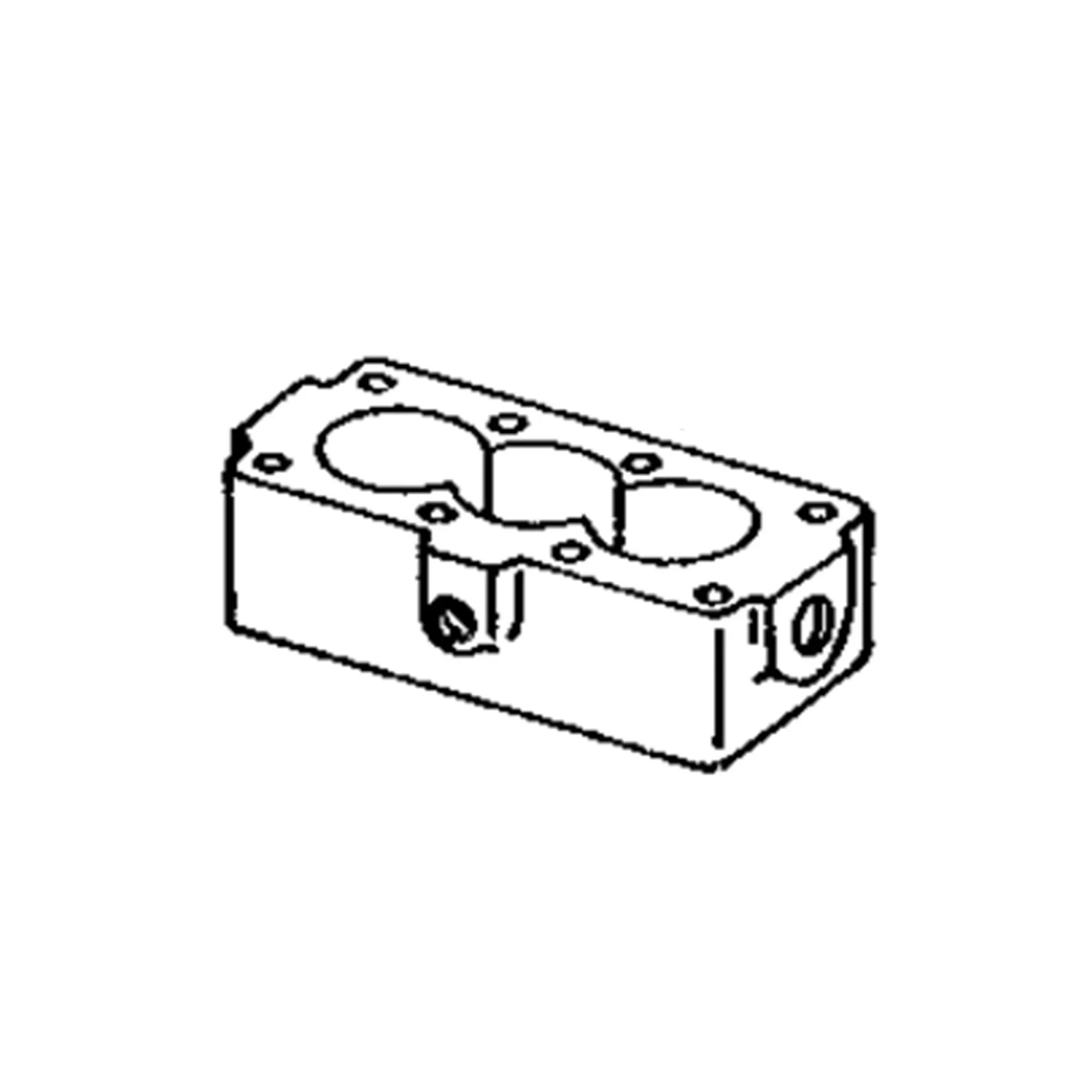 John Deere Double Control Valve Housing - N151634