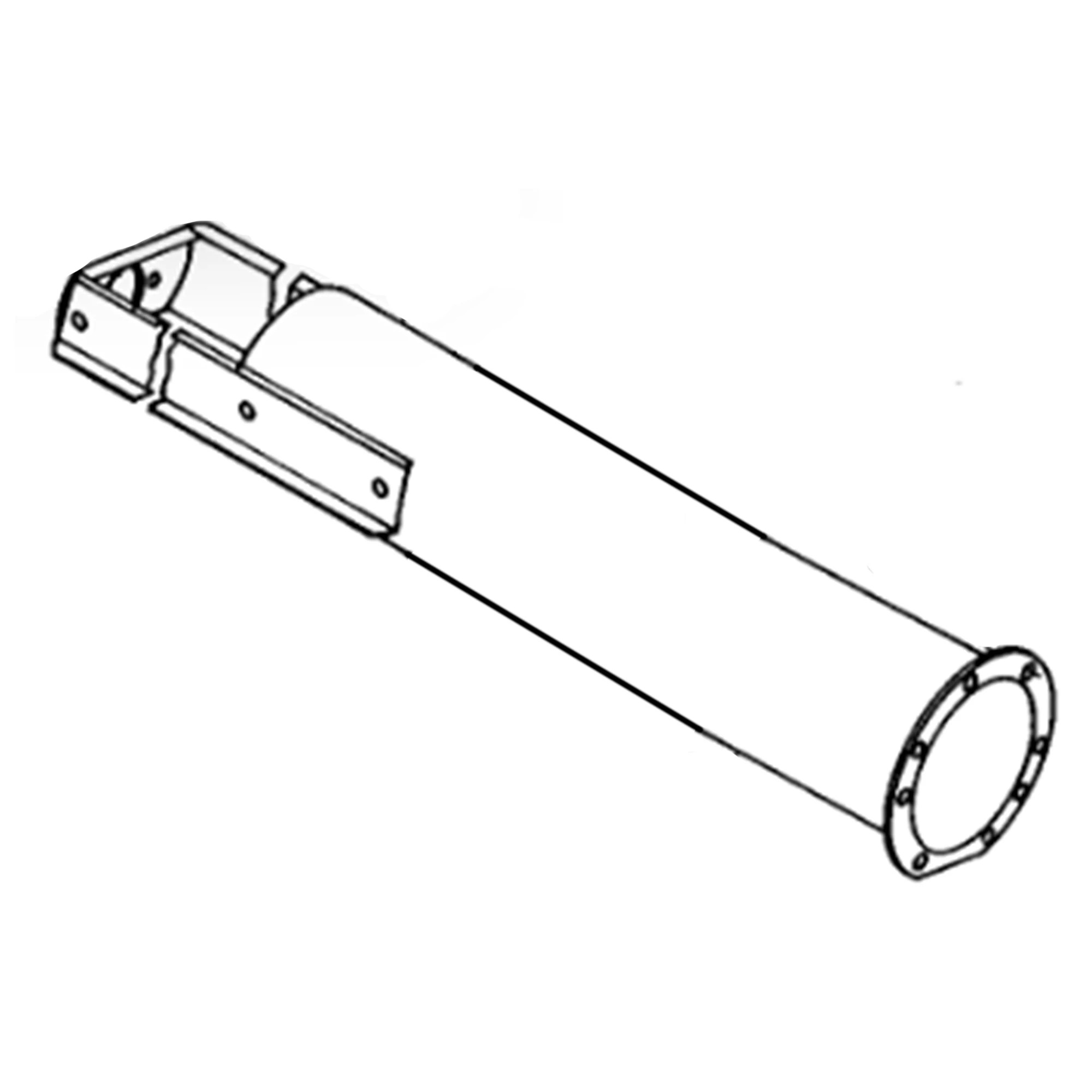John Deere Grain Tank Auger Tube Housing - AH98300