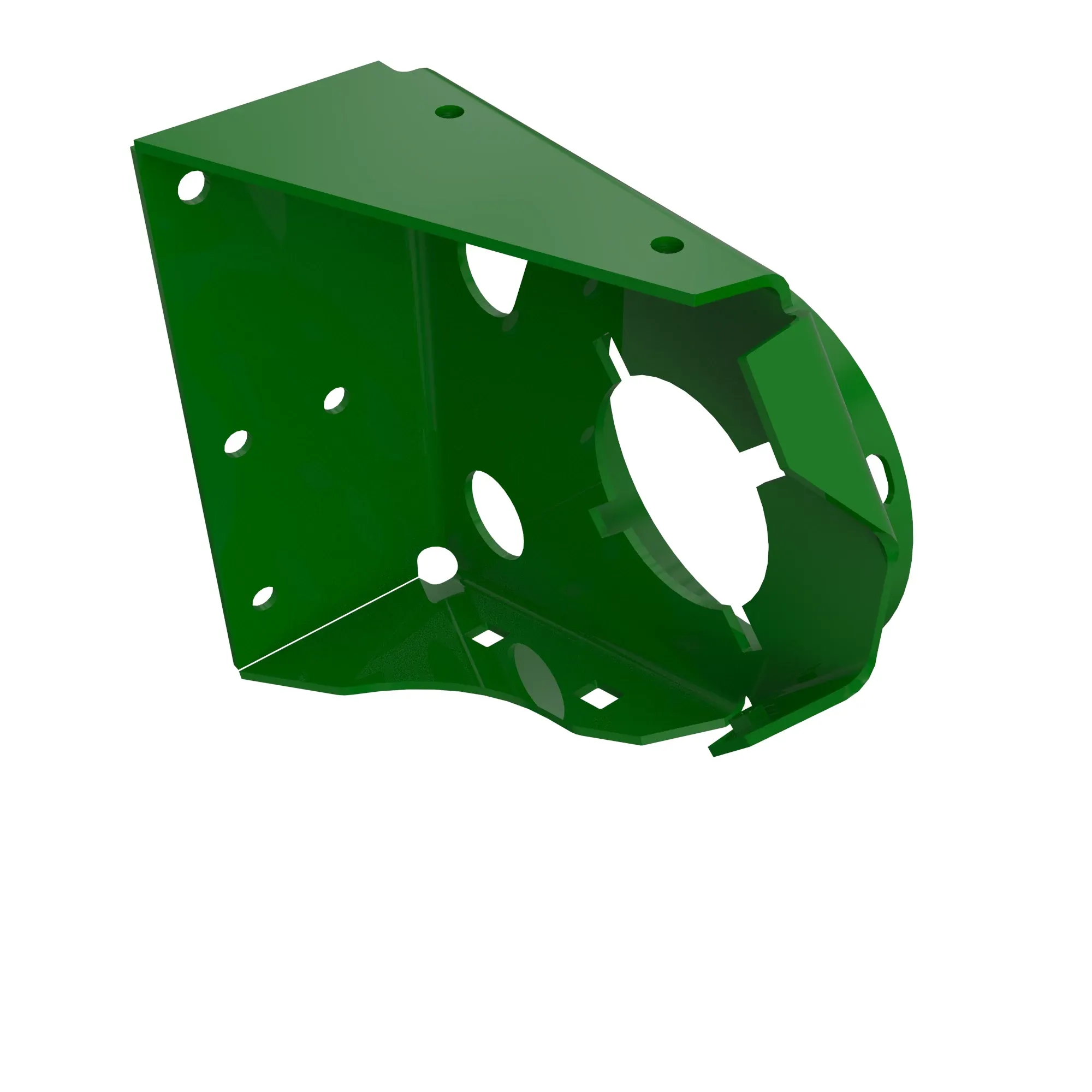 John Deere Left Bearing & Bellow Mount Bracket - AXE45831