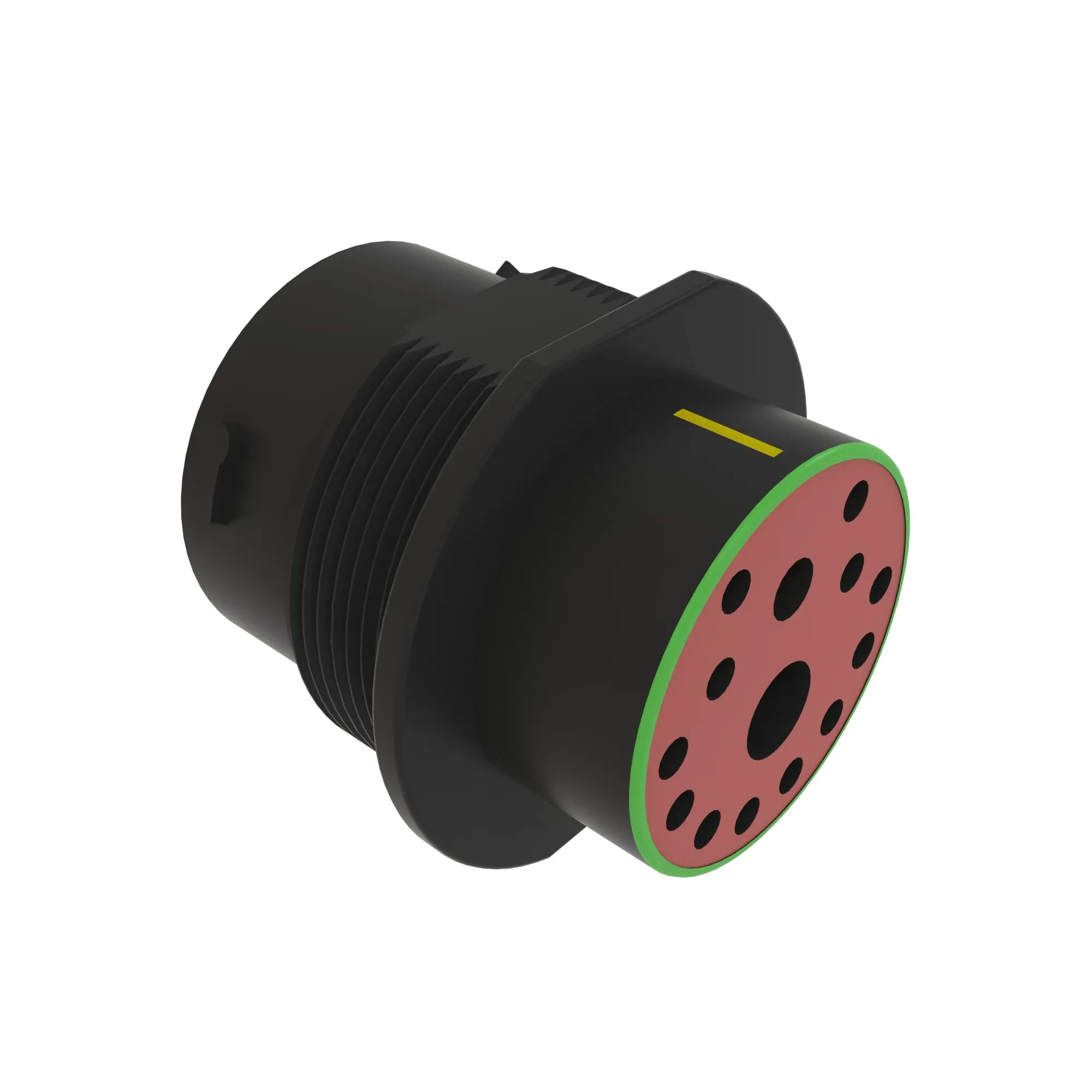 CONN DEUTSCH HDP20 14W FS BLK PLSTC