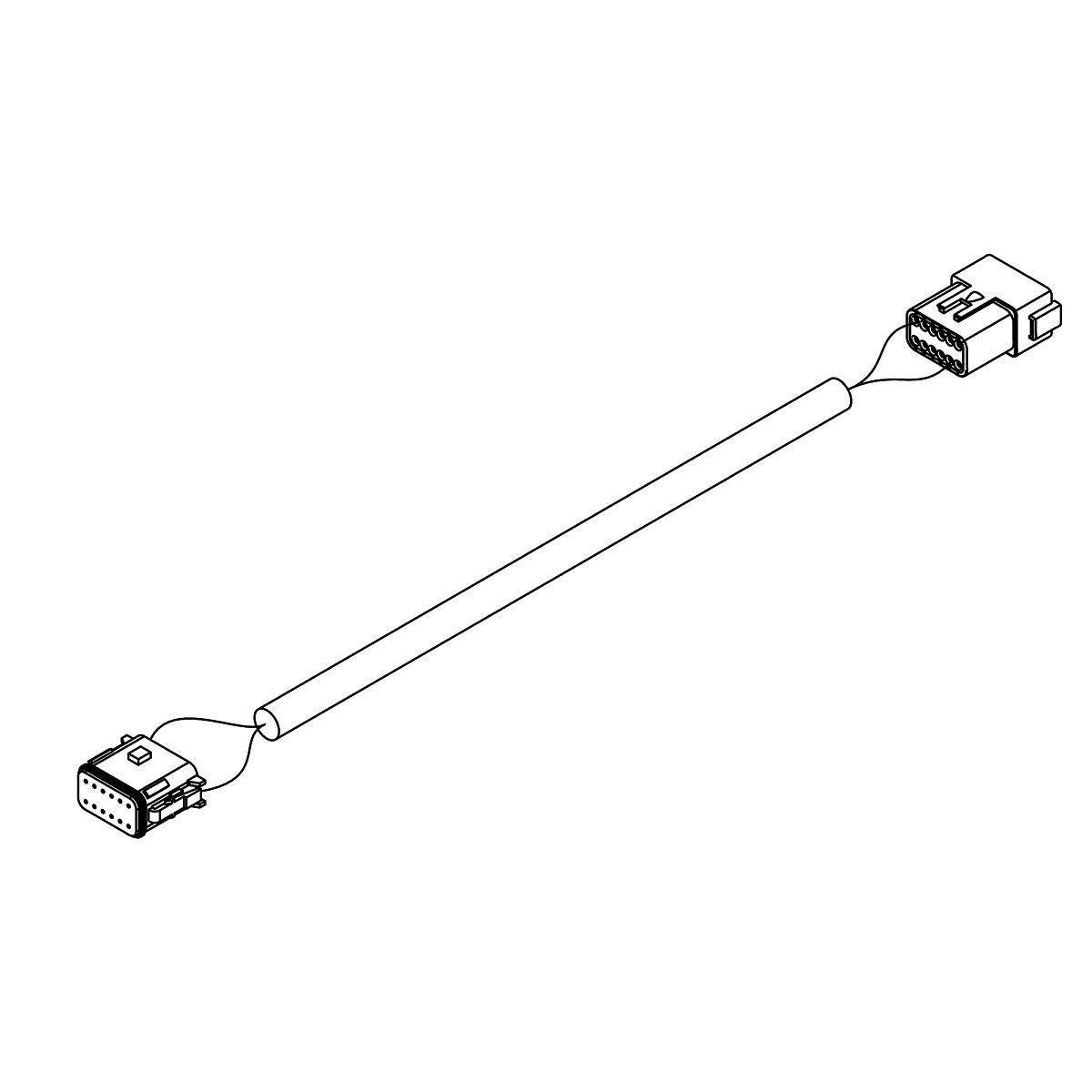 John Deere Combine SF Extension Wiring Harness - PF80975