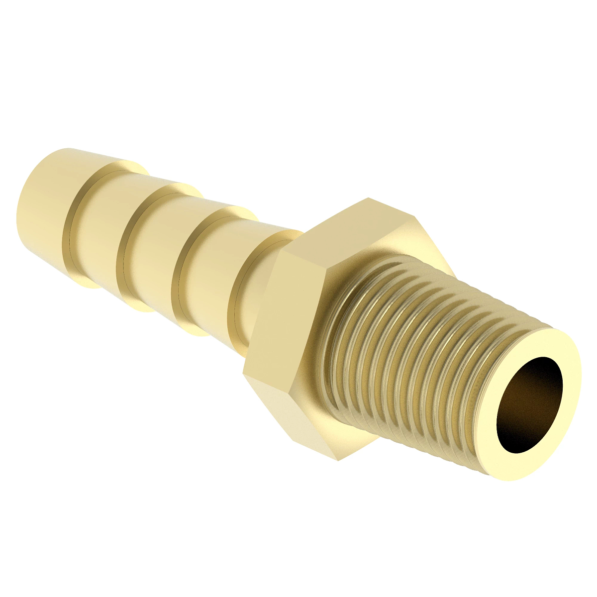 John Deere Male Threaded Beaded Connector Hose Fitting - LVU12245