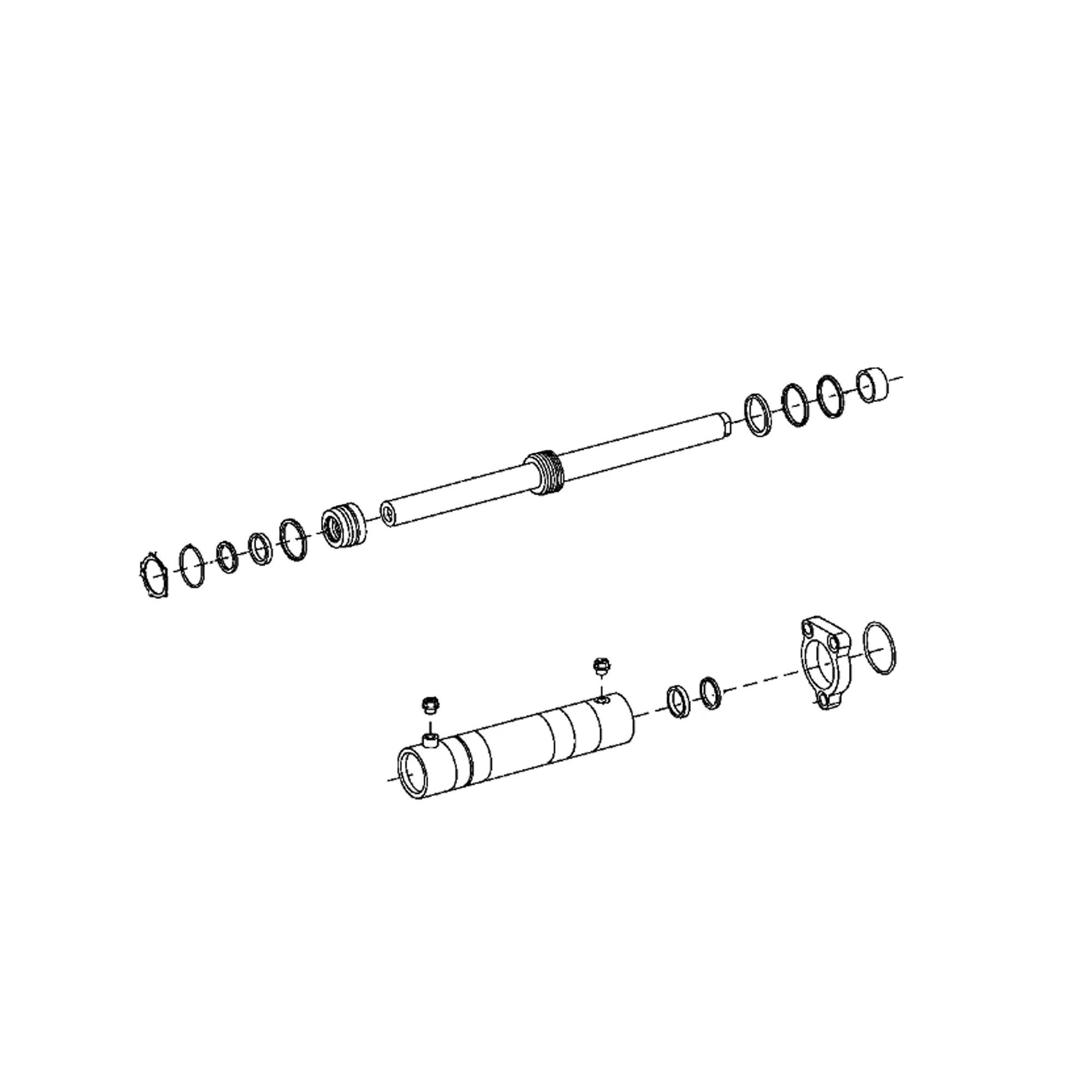 John Deere Steering Hydraulic Cylinder - AT326542