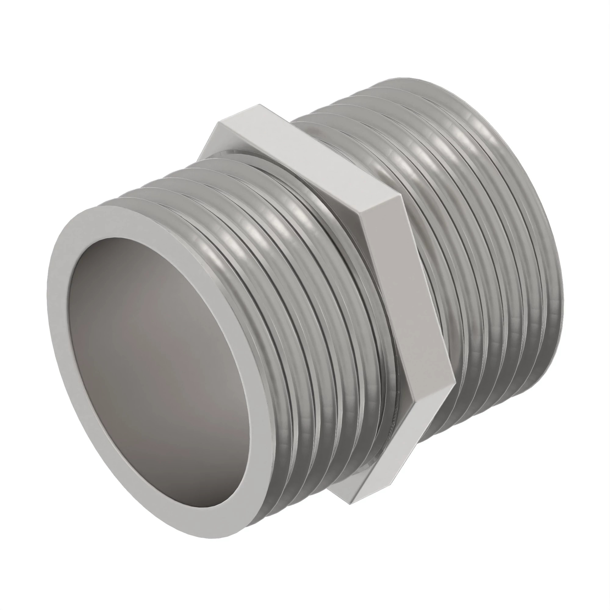 PIPE NIPPLE - 3/8" NPT (BRASS)