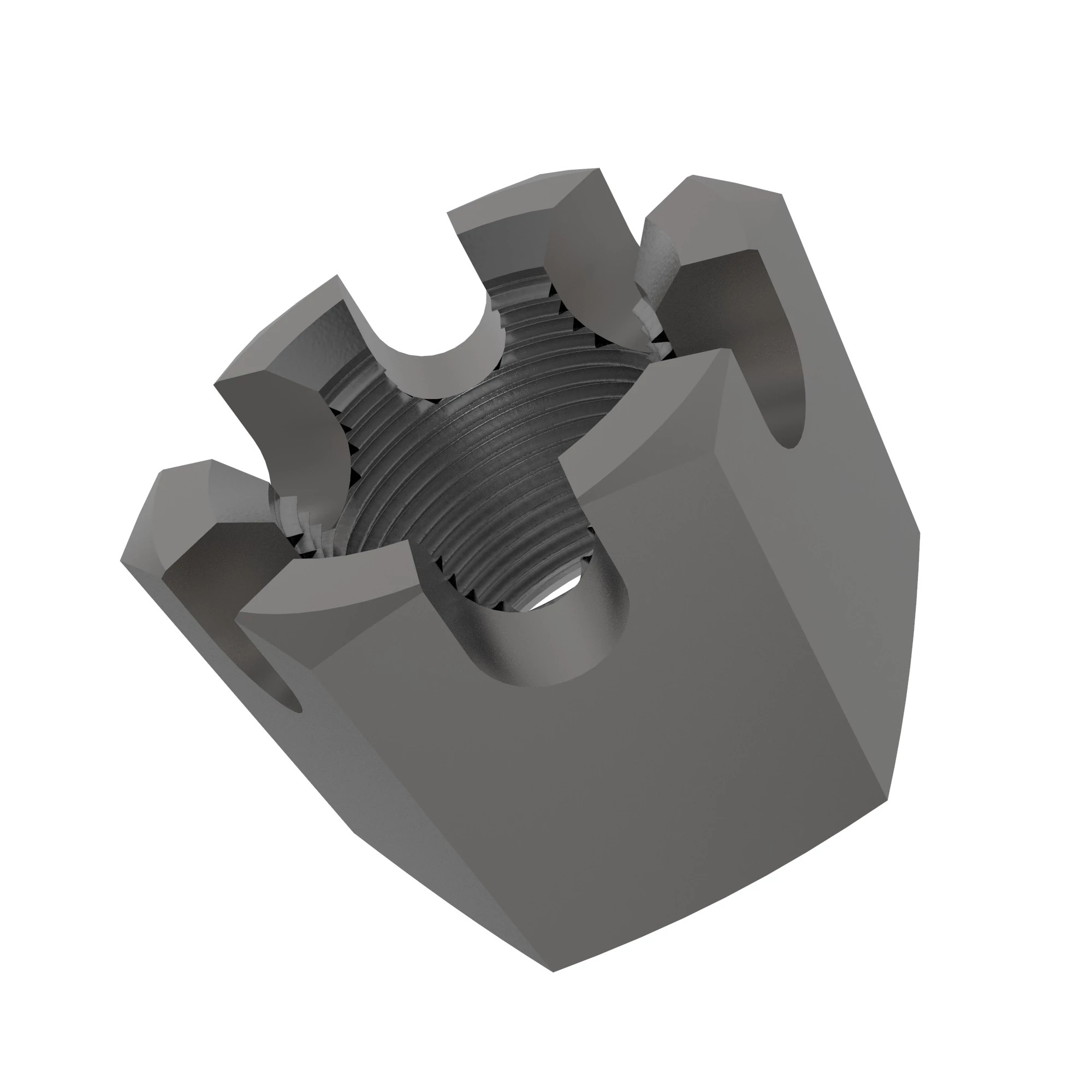 John Deere Hexagonal Slotted Nut, 5/8" - 14H950