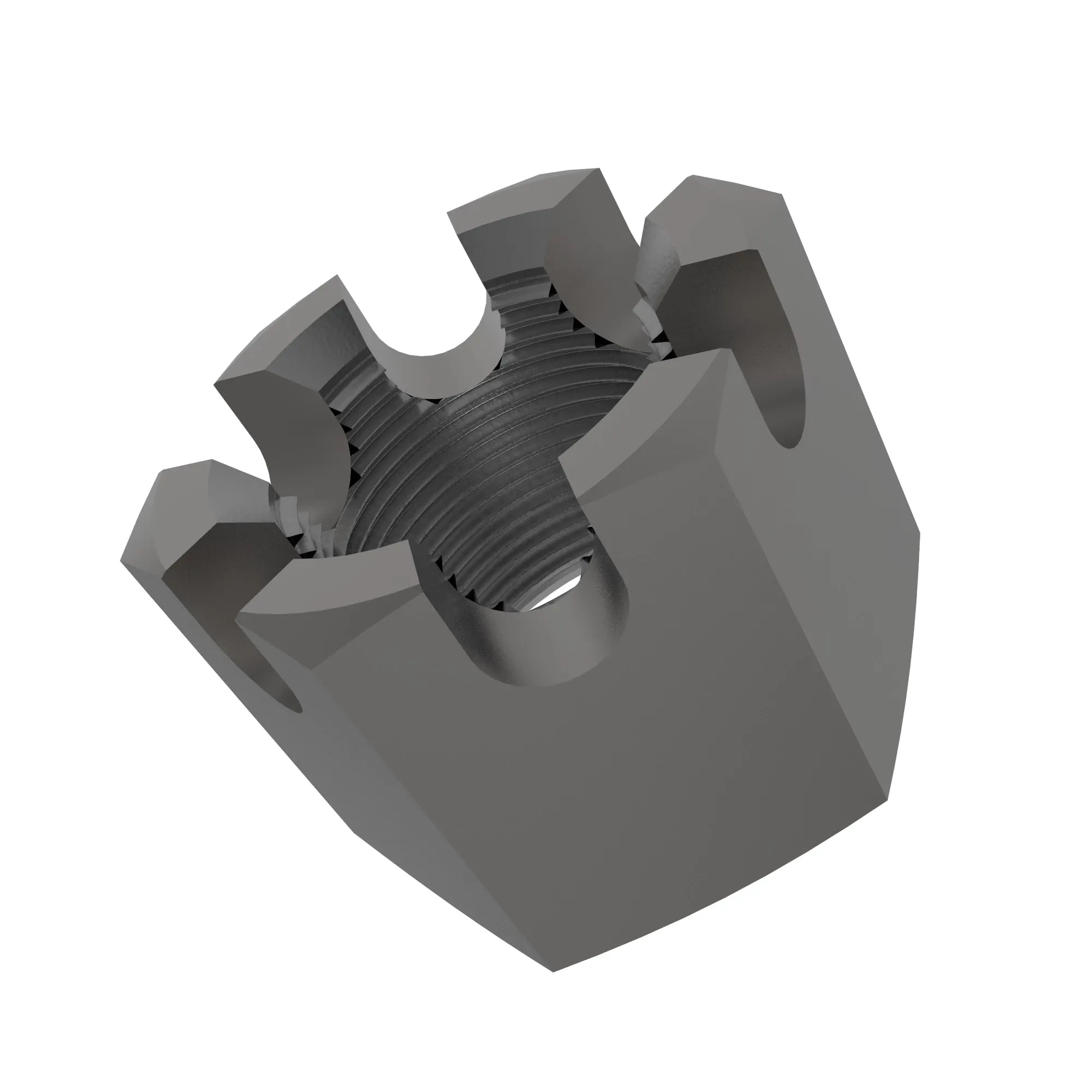 John Deere Hexagonal Slotted Nut, 5/8" - 14H950