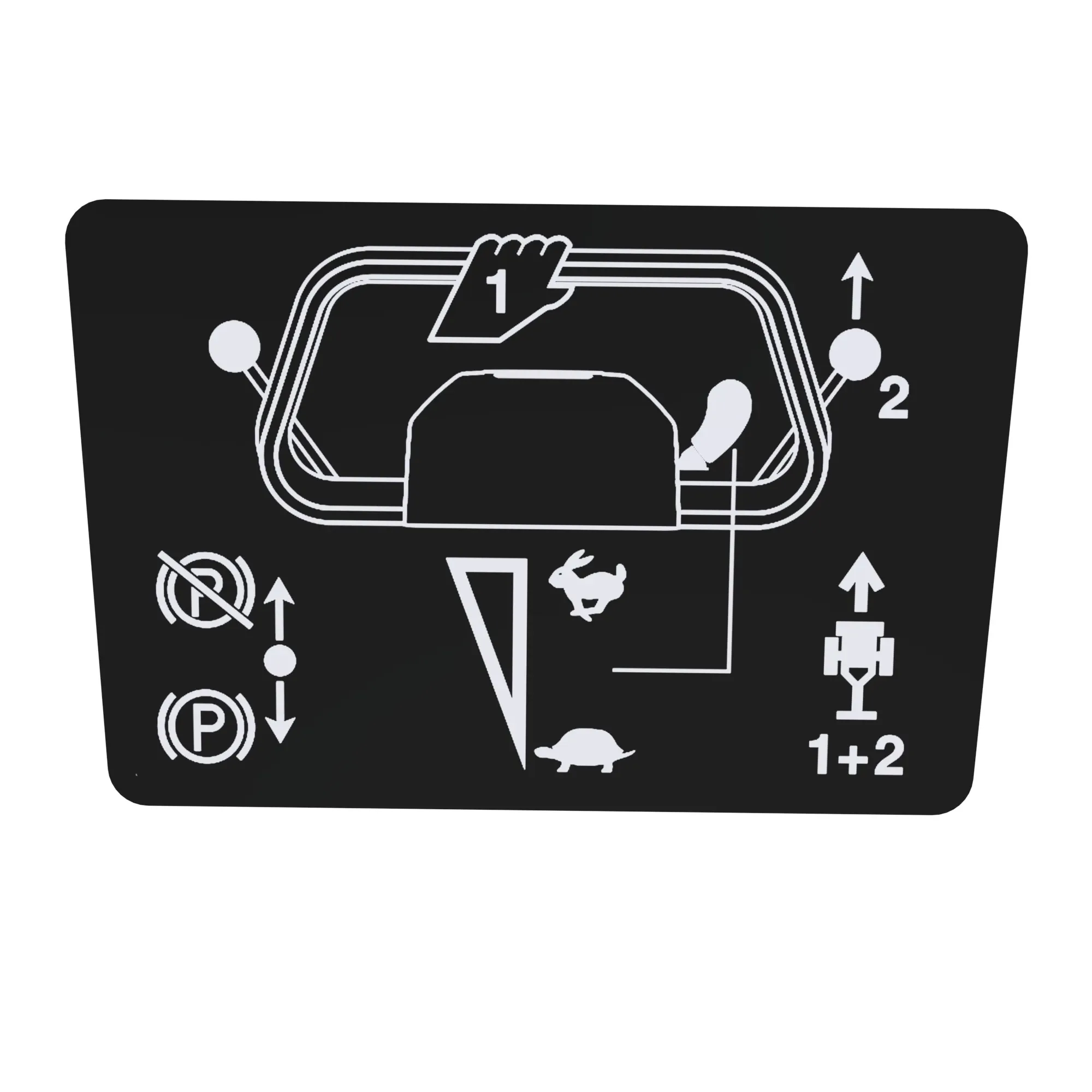 John Deere Controls Label - UC33690