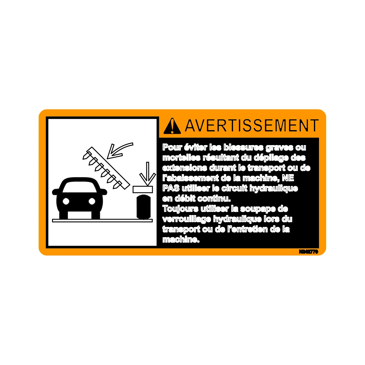 Sign Safety, Warning, French