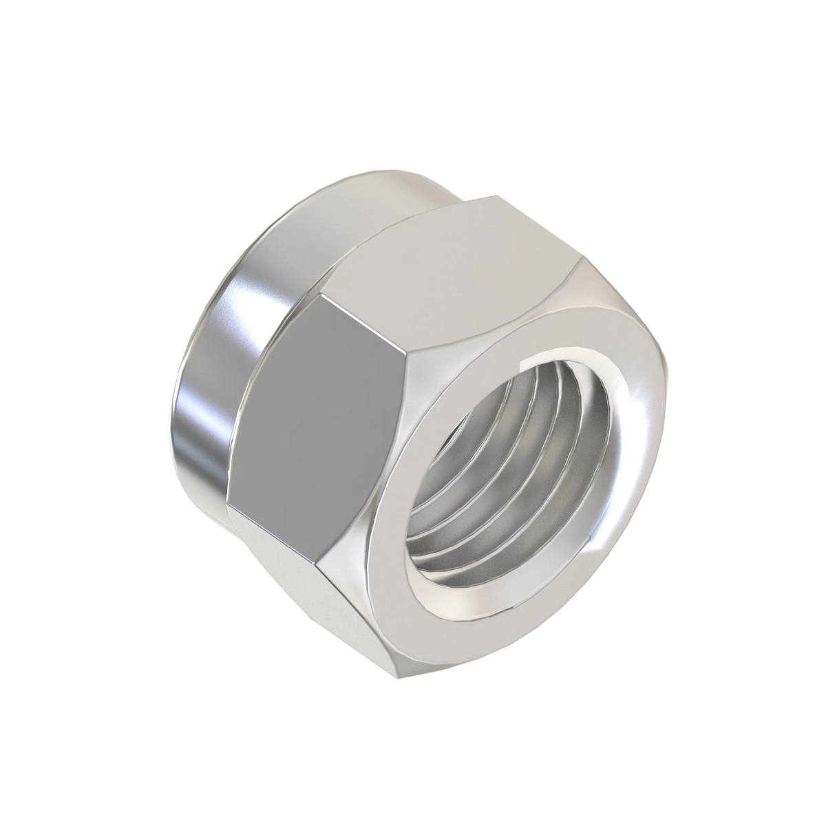 John Deere Hexagonal Lock Nut, 4.826 mm (0.19") - M135542