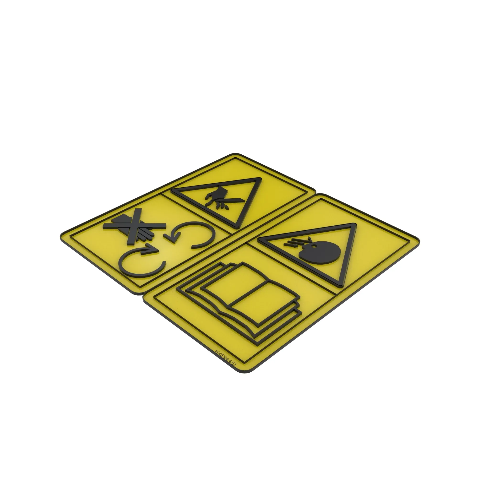 John Deere Safety Air Dryer Label - HXE94451