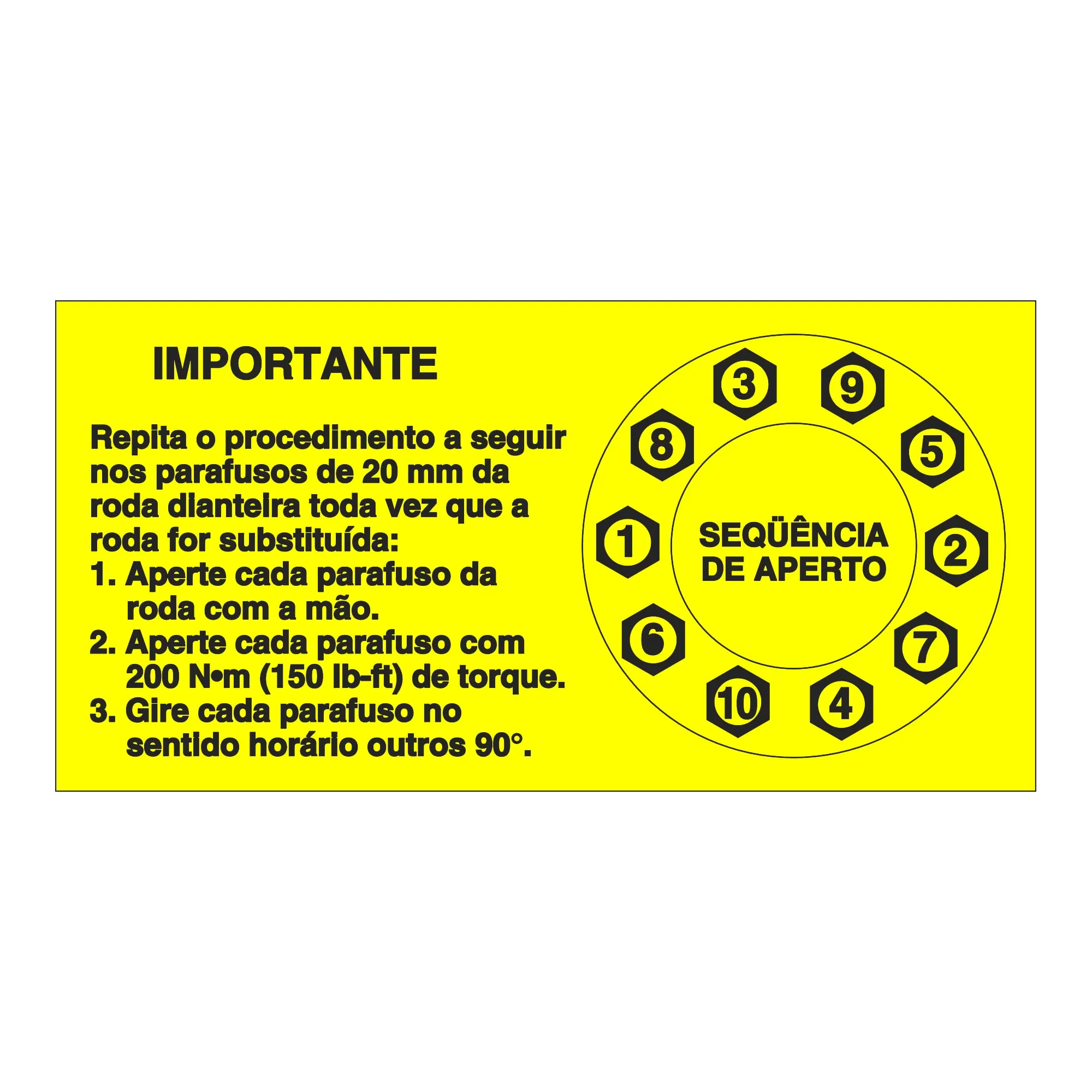 John Deere Wheel Bolt torque Portuguese - H165181