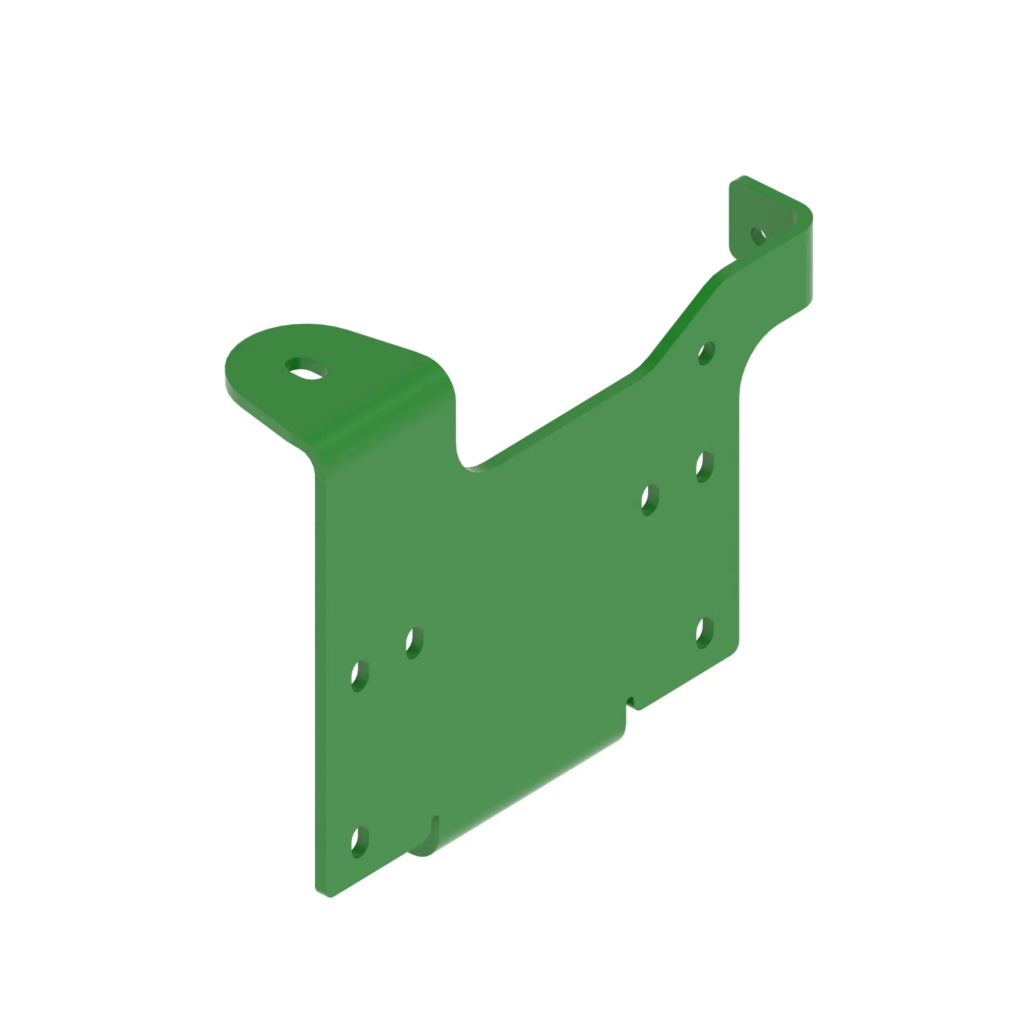 John Deere Auxiliary Hydraulic Pump Hose and Fitting Bracket - KK48953