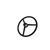 John Deere Steering Wheel - L172182