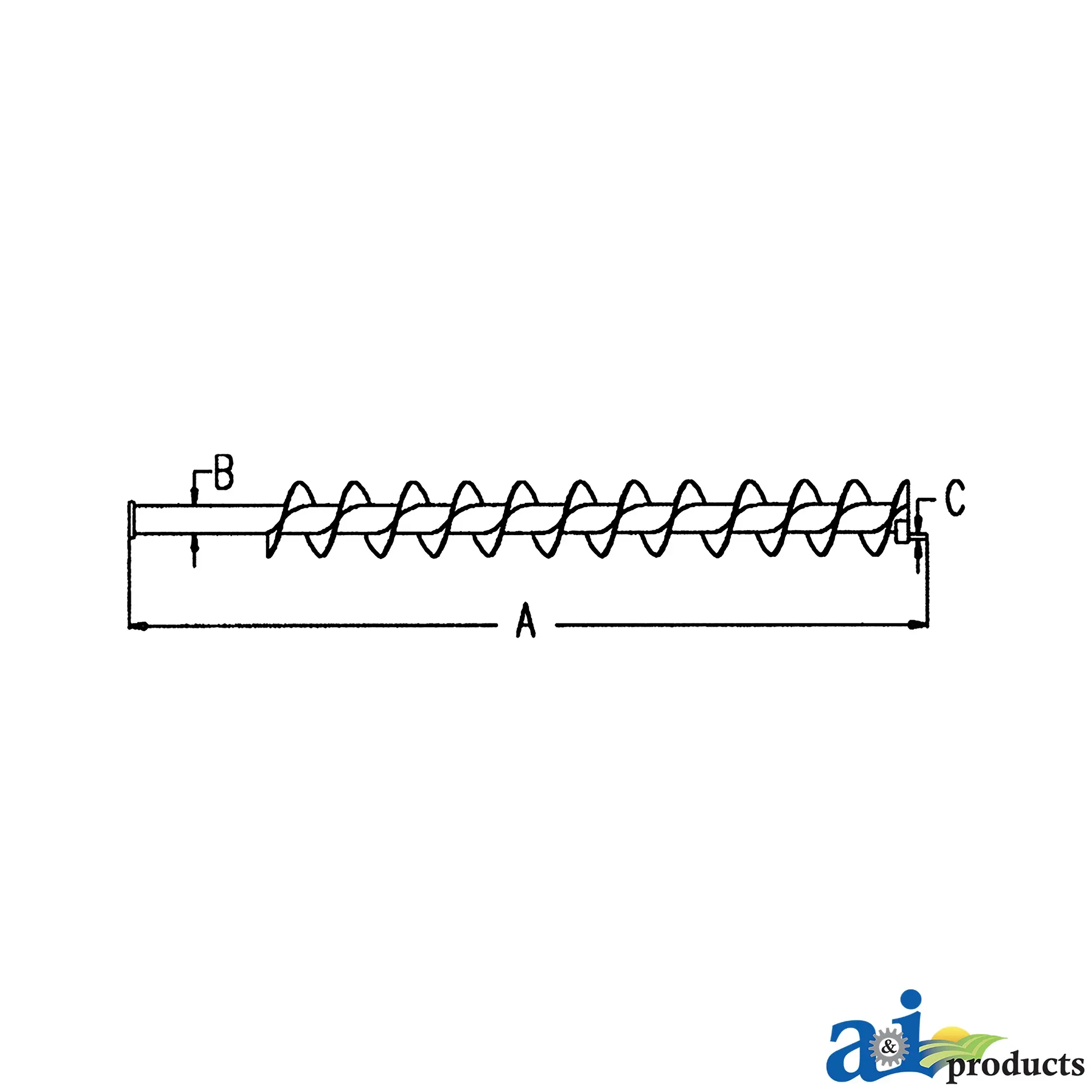 A&I Products Unloading Auger 144" - A-AH99394