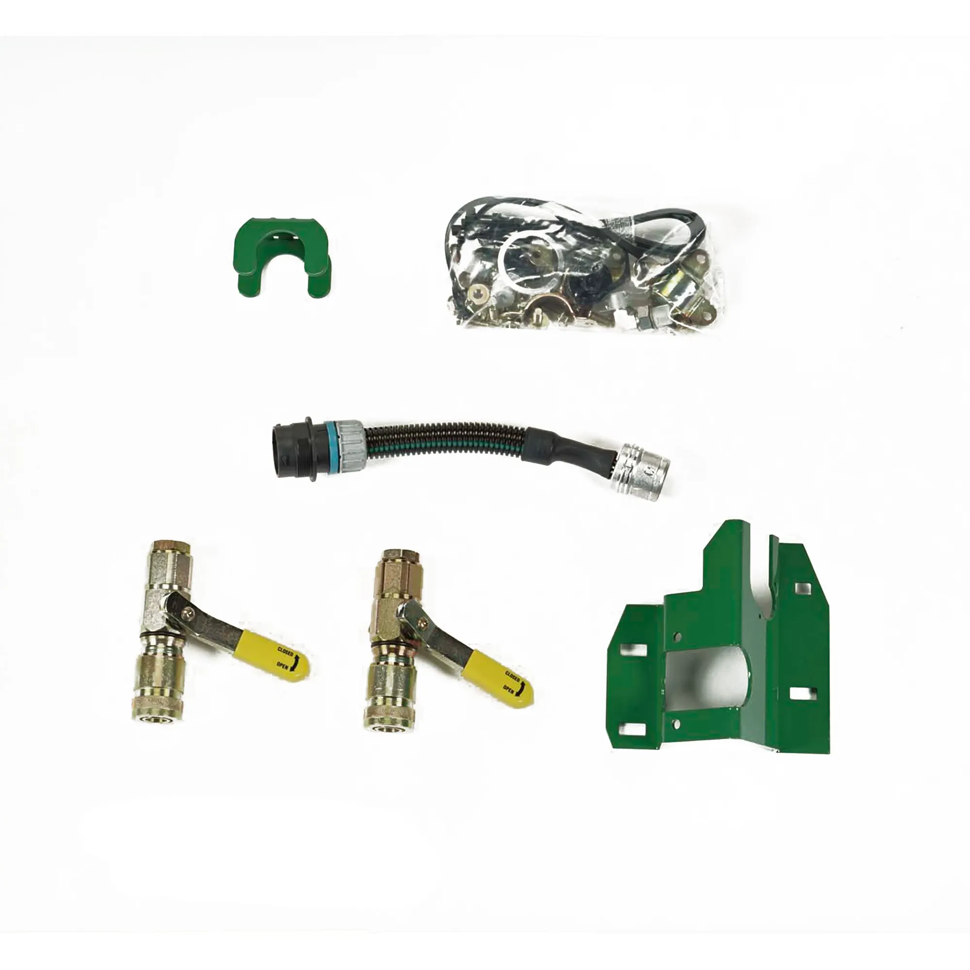 John Deere Single Point Coupler Connection Conversion to Multi Connection Point Hookup Hose Kit - BH84118