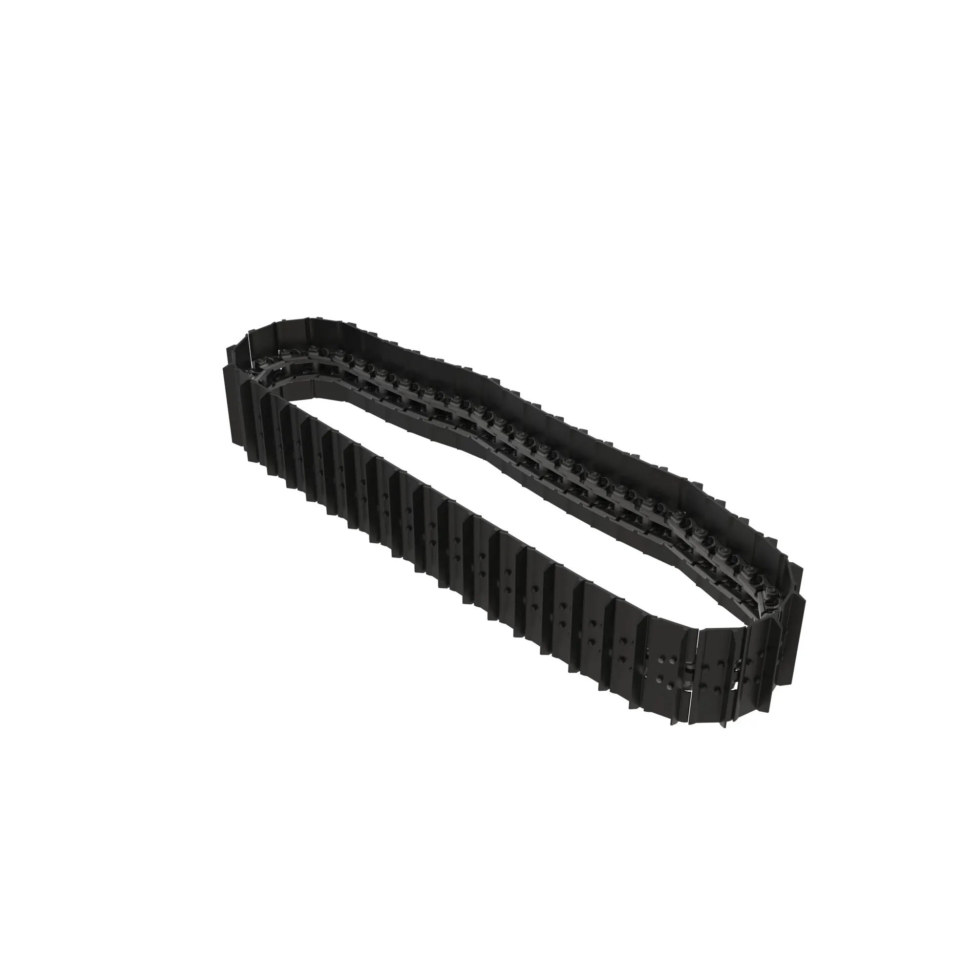 John Deere Lubricated Track Chain Assembly with Shoes - AT327359