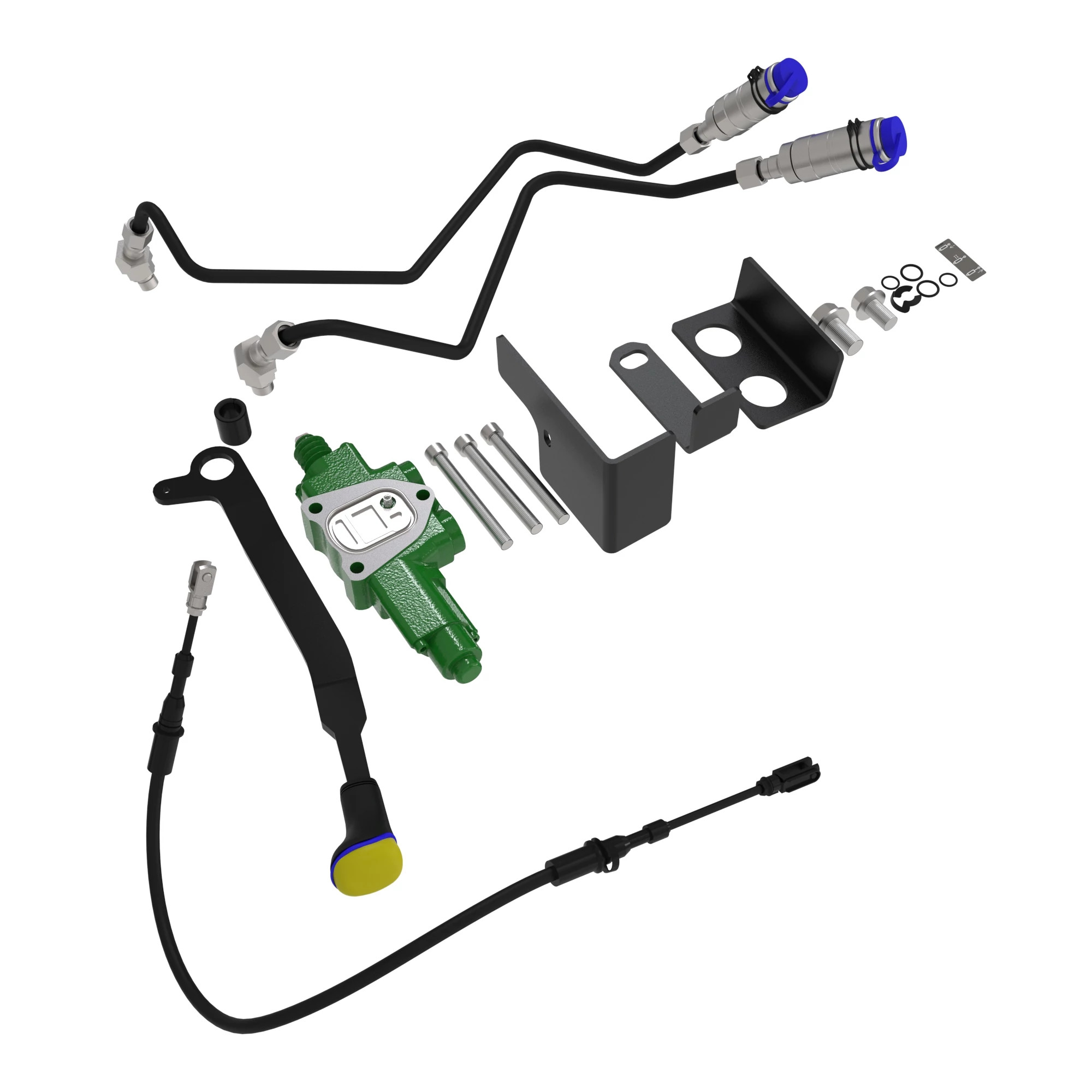 John Deere 2nd Rear SCV Kit with Detent Float and Lever Control - BSJ10002