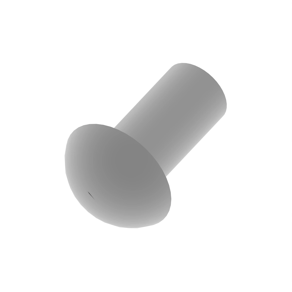 Rivet, Solid, Button Head