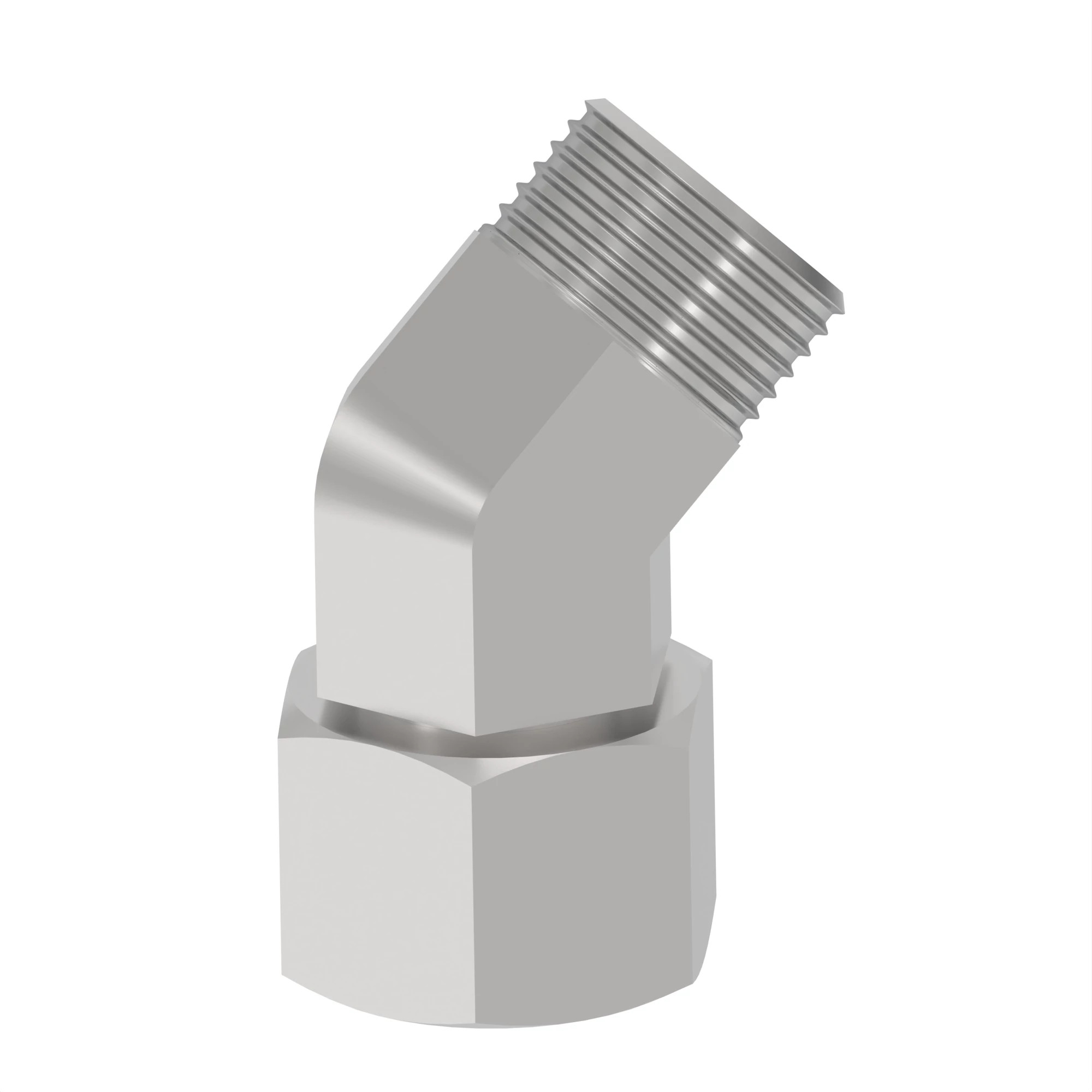 CONNECTOR, SWIVEL 45 ISO 8434-1 - S