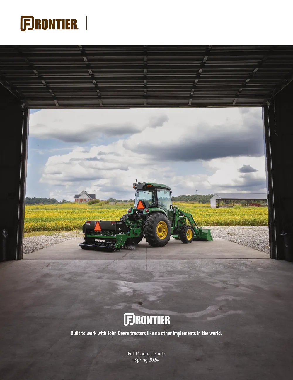 Frontier Full Product Guide 2024 for John Deere Equipment cover