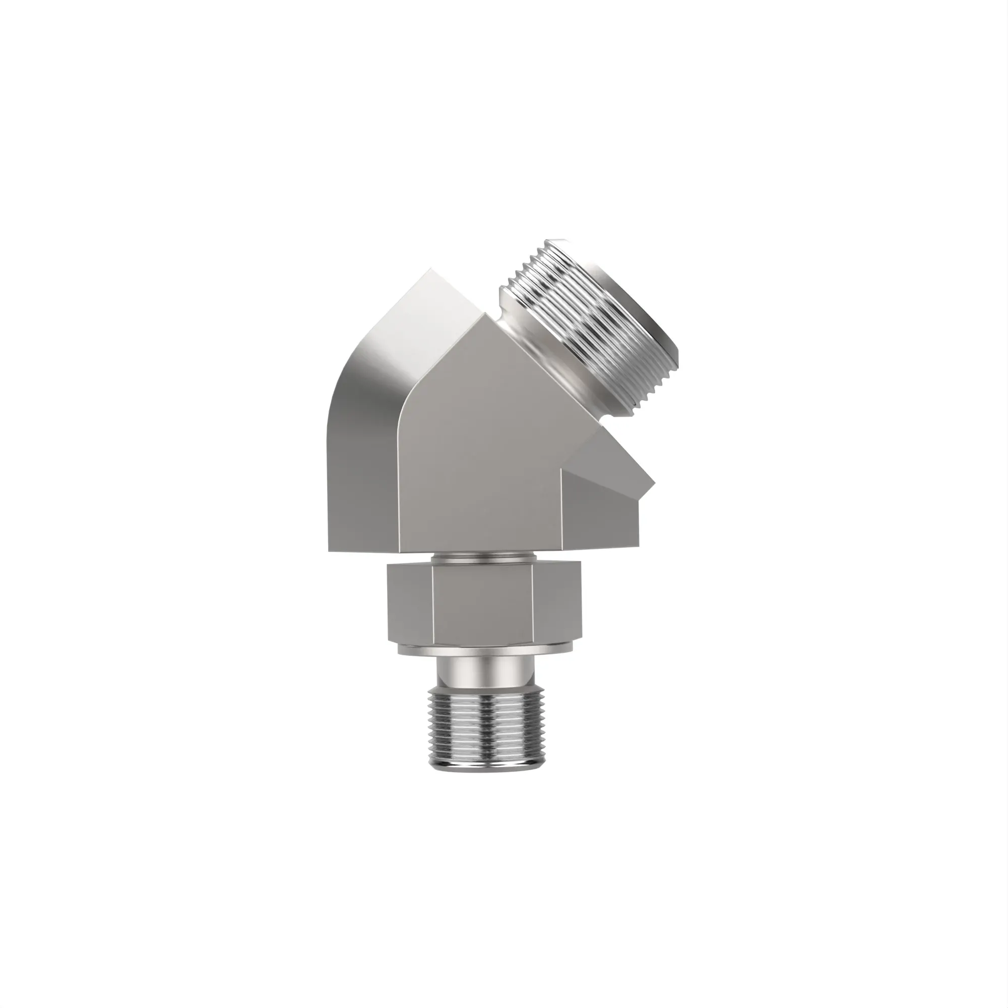 JDS38.1 45 DEG ADJ STUD ELBOW,ORFS