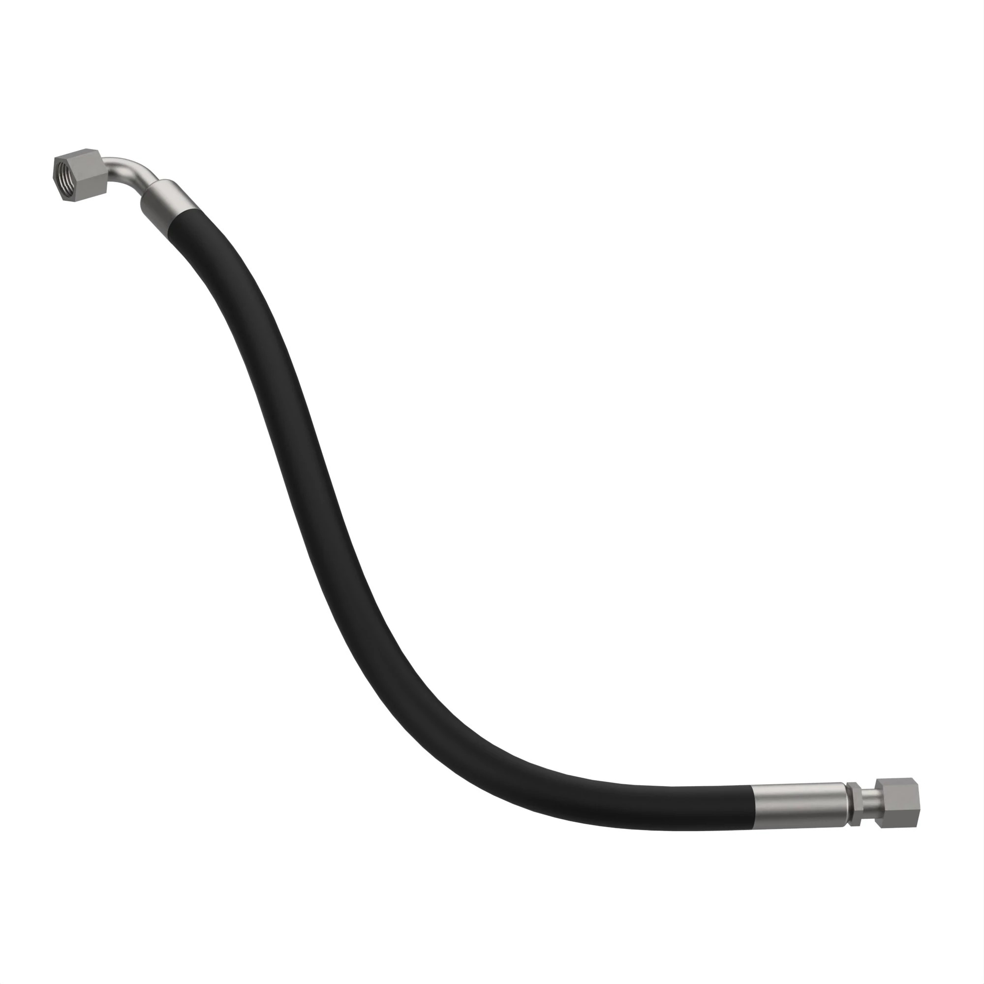 John Deere Reinforced with Metal Rubber Hydraulic Hose - AT449320