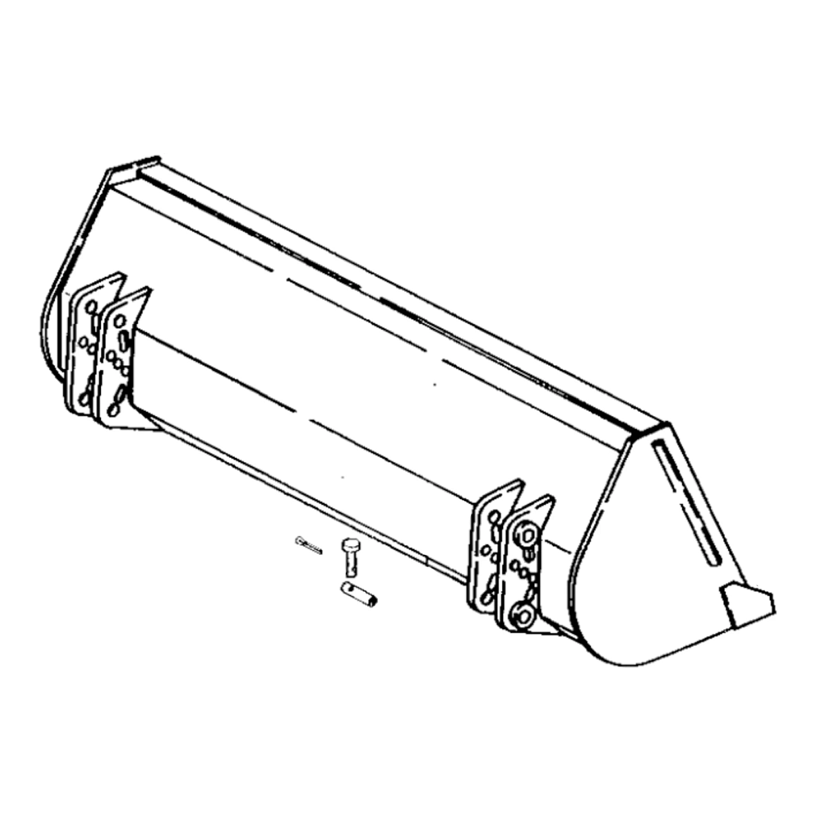 Bucket, 54 In. Materials (1370 MM)