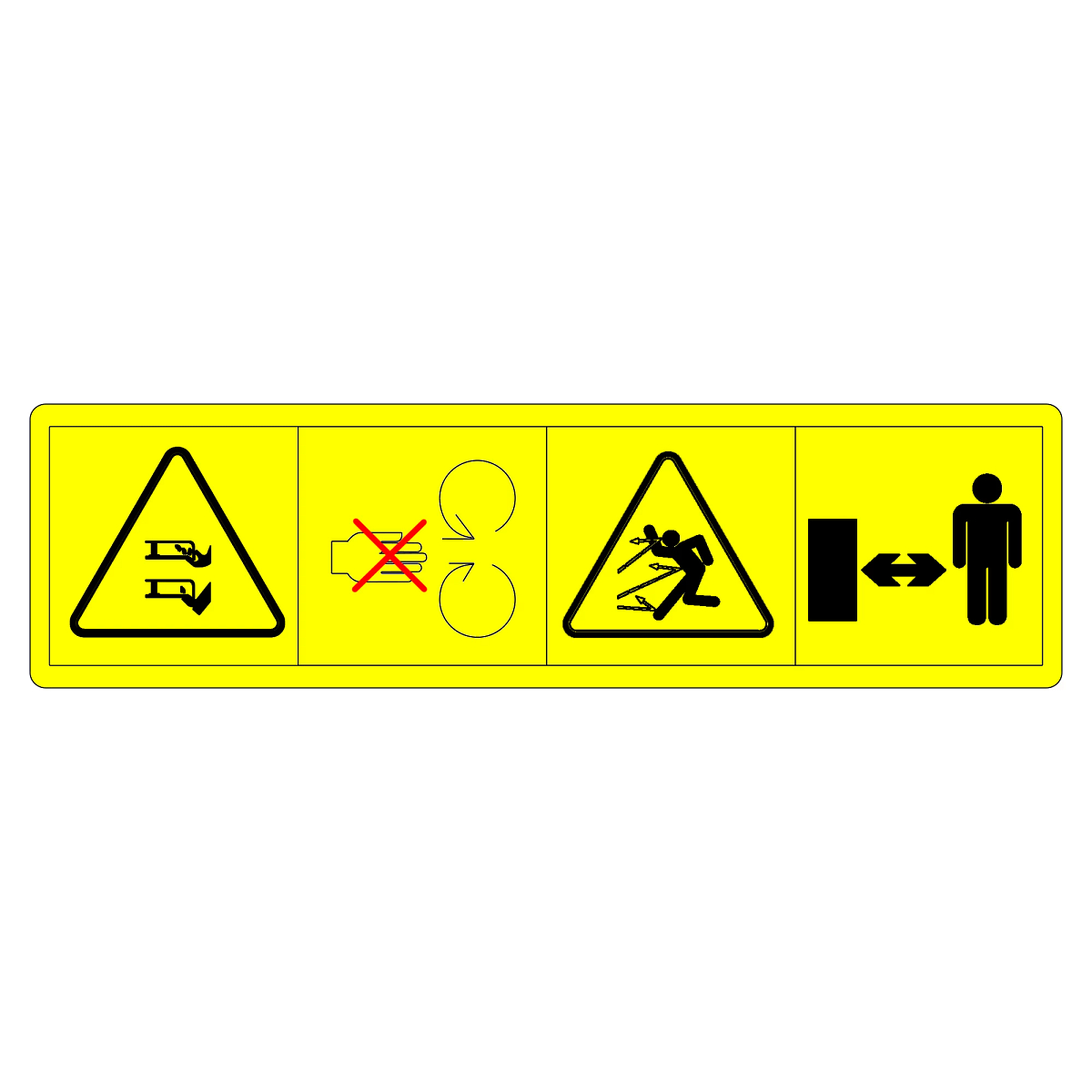 LABEL, DANGER BLD CNTCT/THROWN EXP