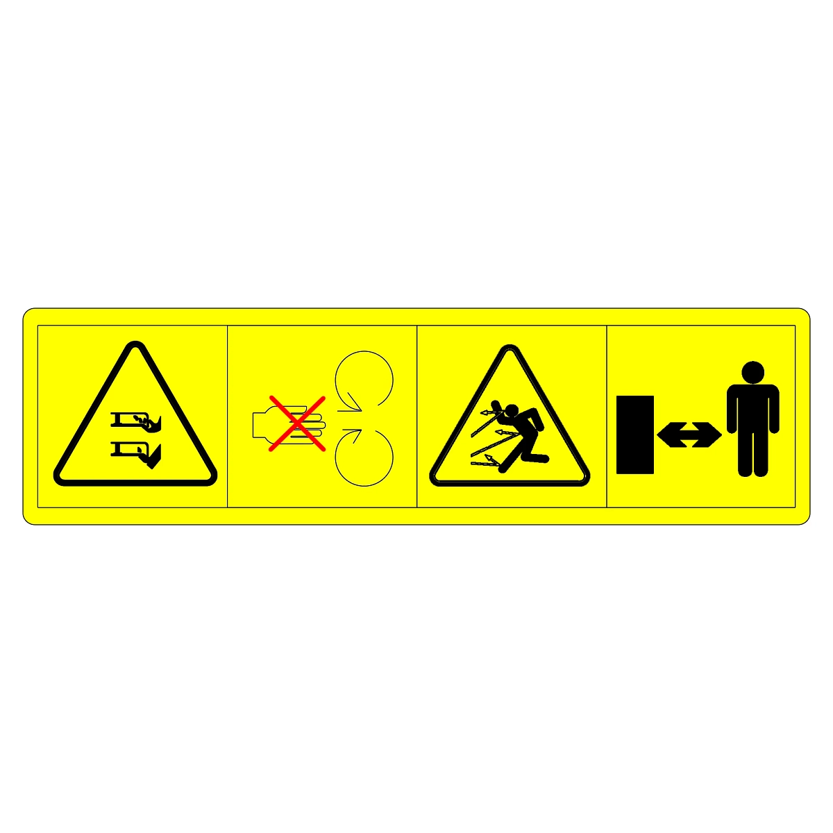 Label, Danger Bld Cntct/Thrown Exp