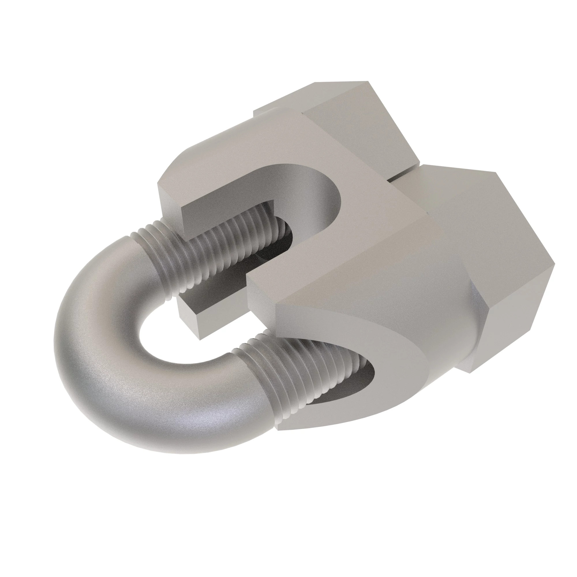 1/8 INCH GALV CABLE CLAMP