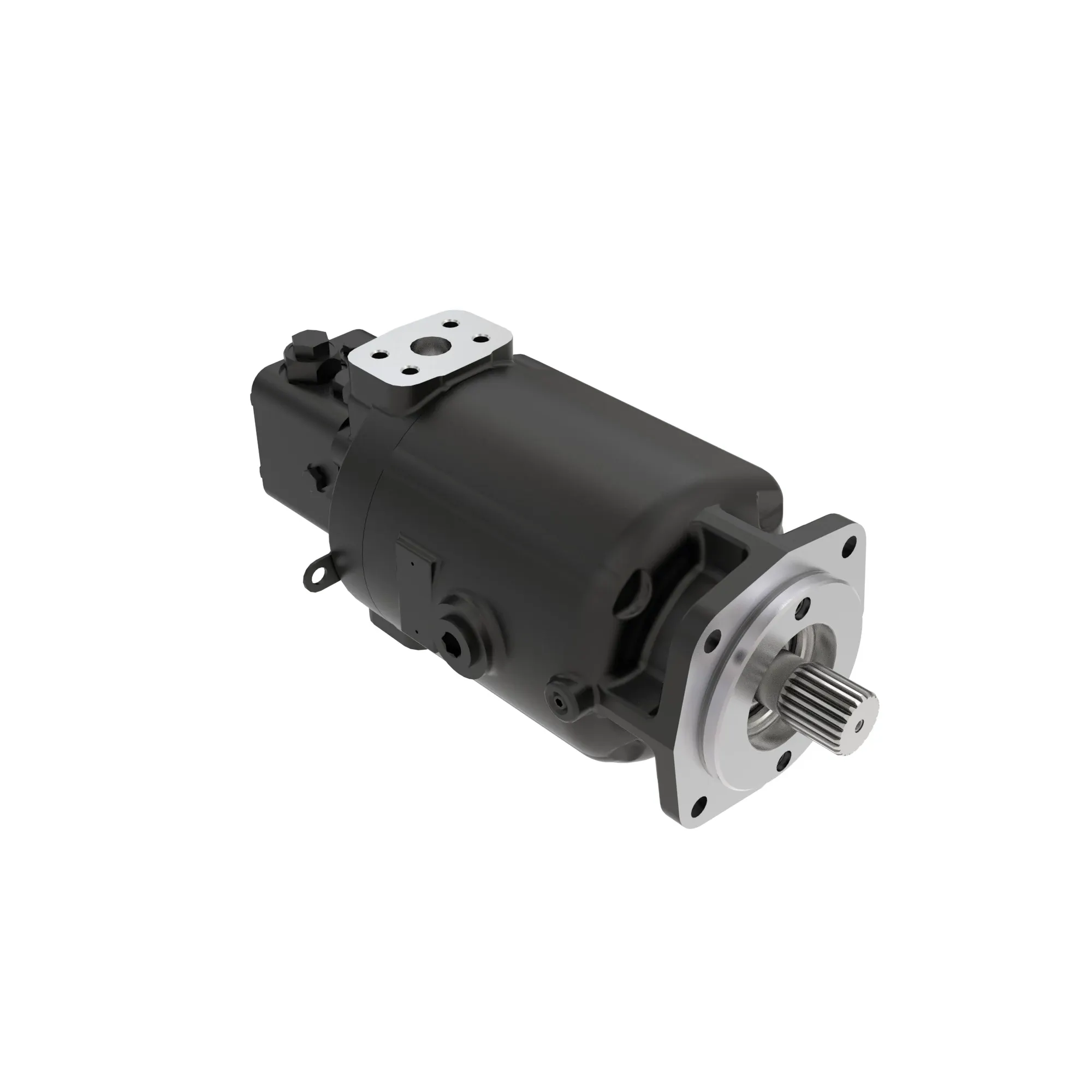 John Deere Basecutter LH Hydraulic Motor with Flushing - AXT18768