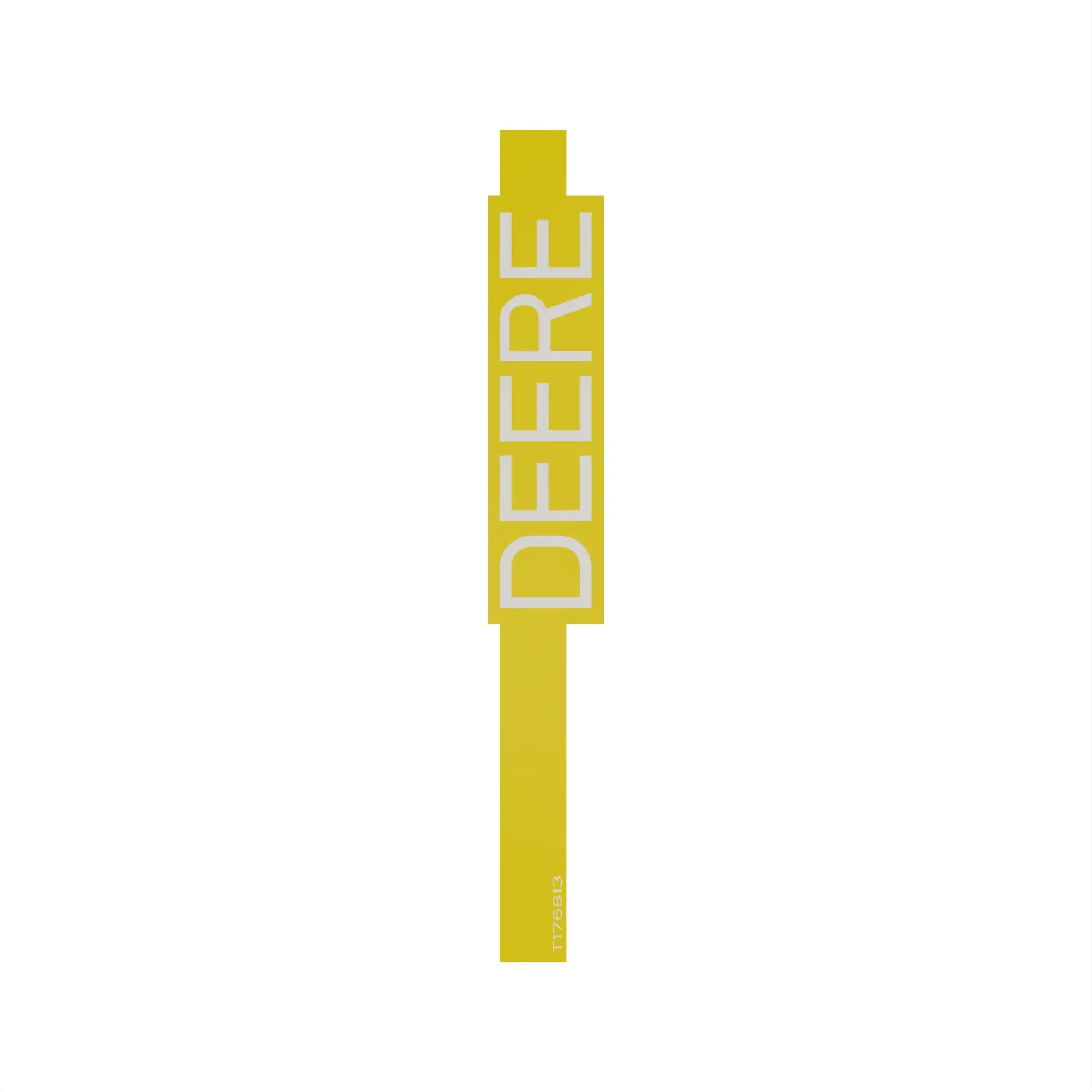 T176813: Stripe and Deere Label, Left Side
