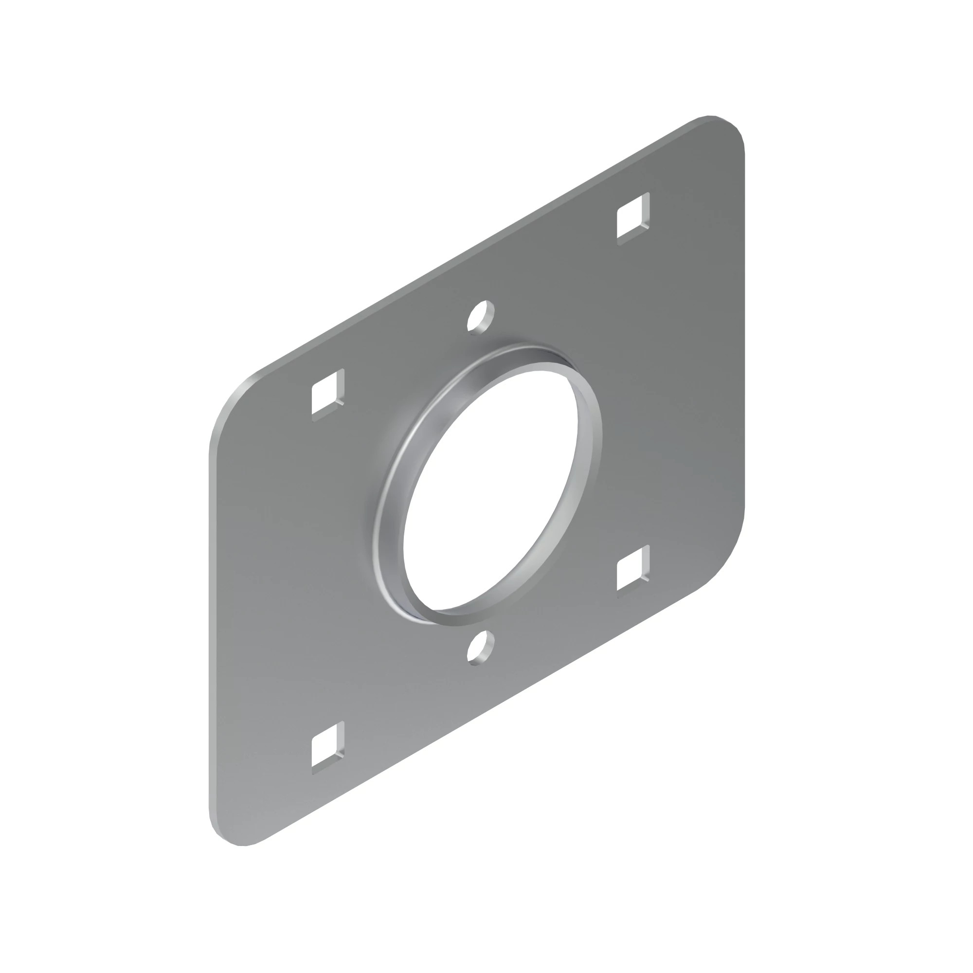 John Deere 4-Hole Square Trimmed Flanged Bearing Housing - H152916