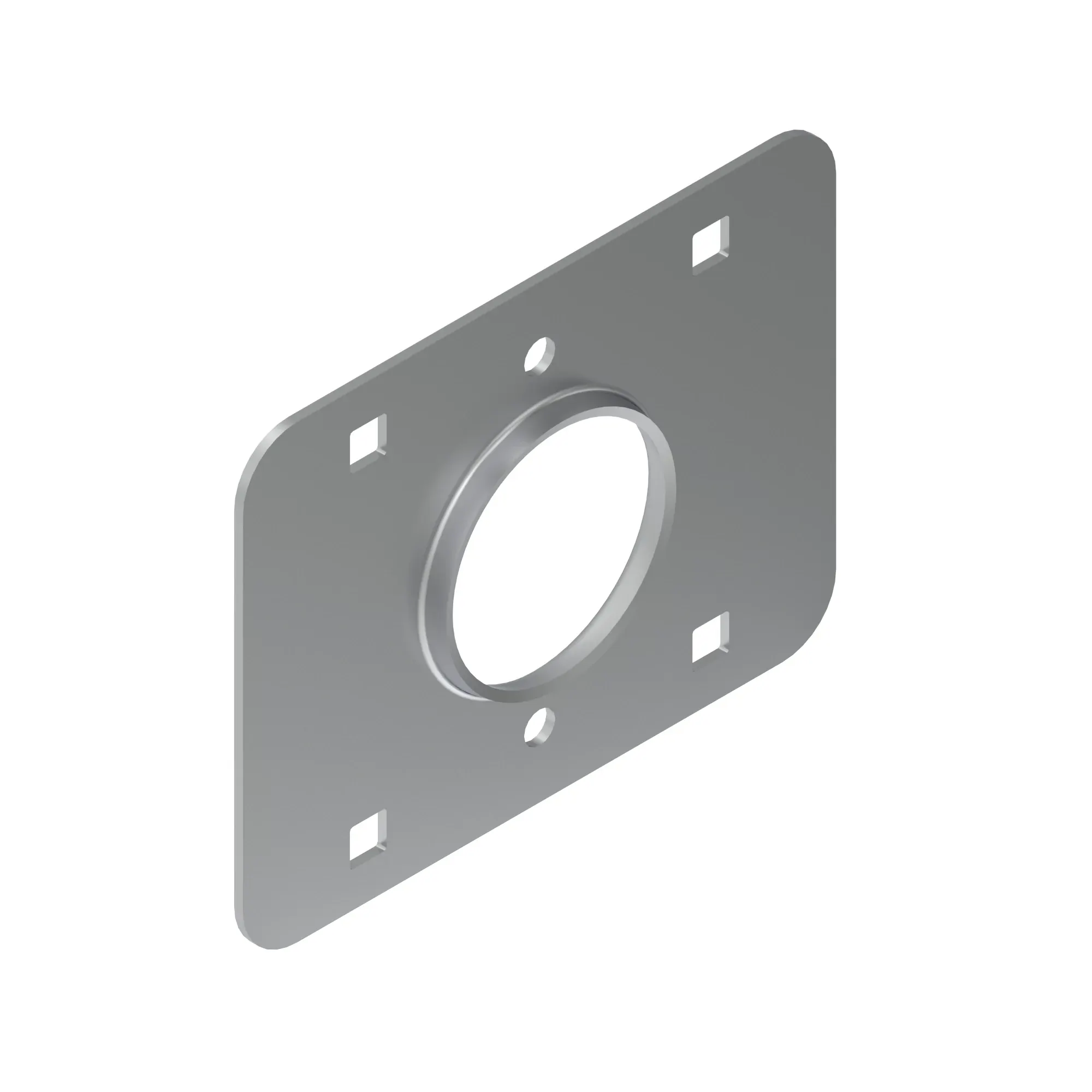 John Deere 4-Hole Square Trimmed Flanged Bearing Housing - H152916
