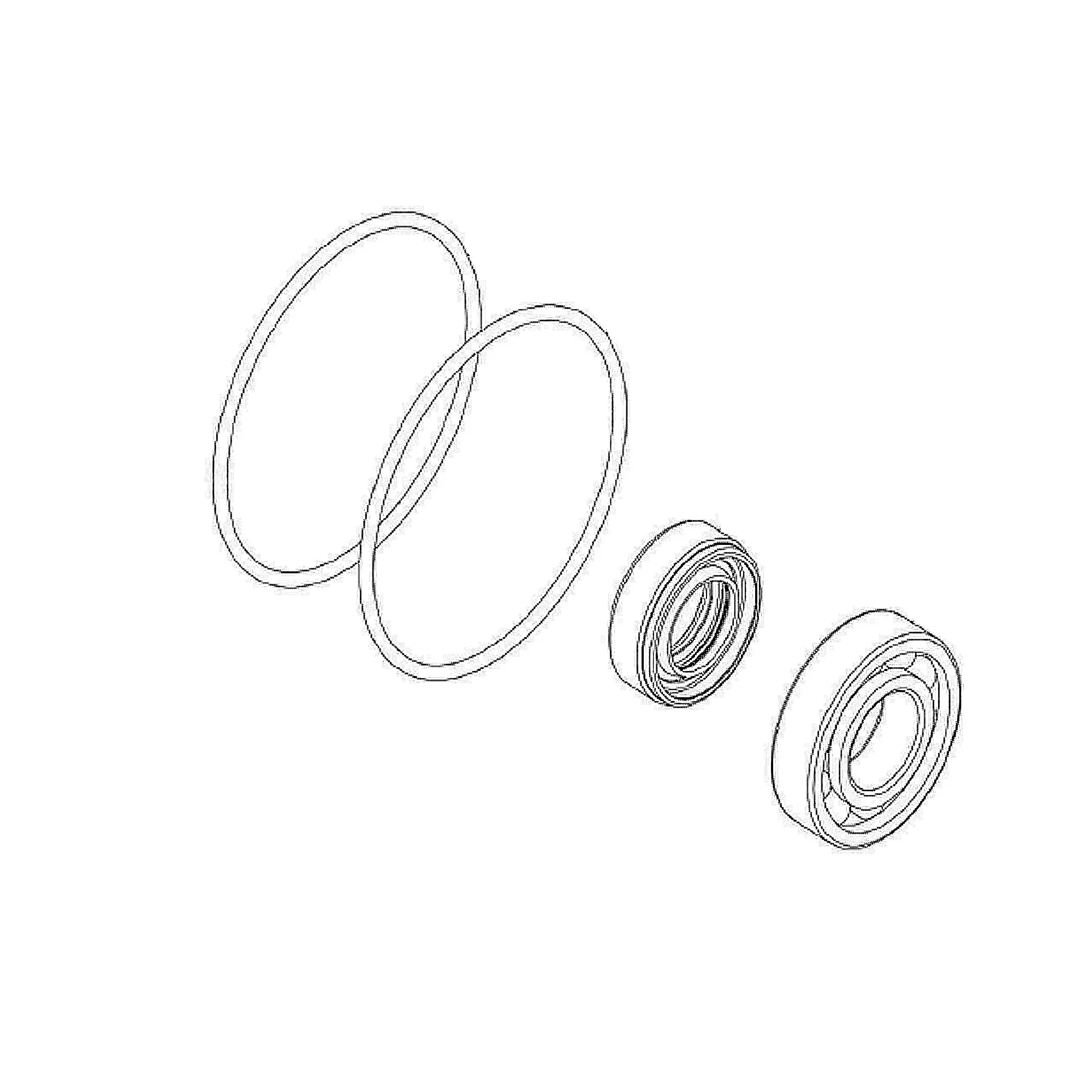 John Deere Hydraulic Motor Seal Kit - AKK45008