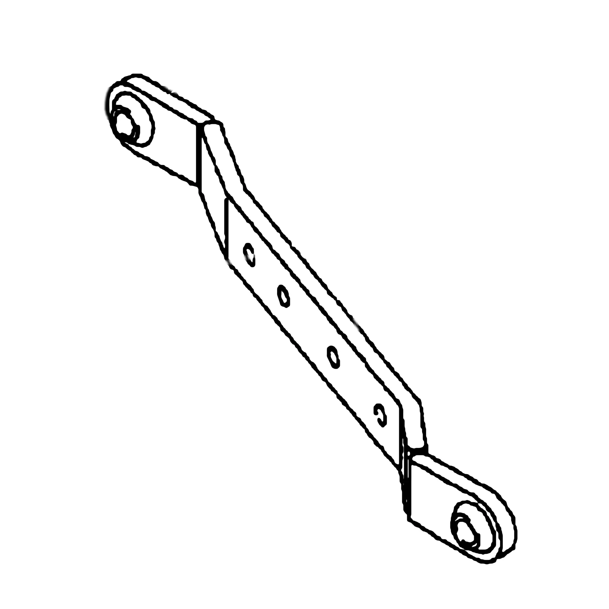 John Deere Three Point Hitch Draft Link, Lower - LVA802310