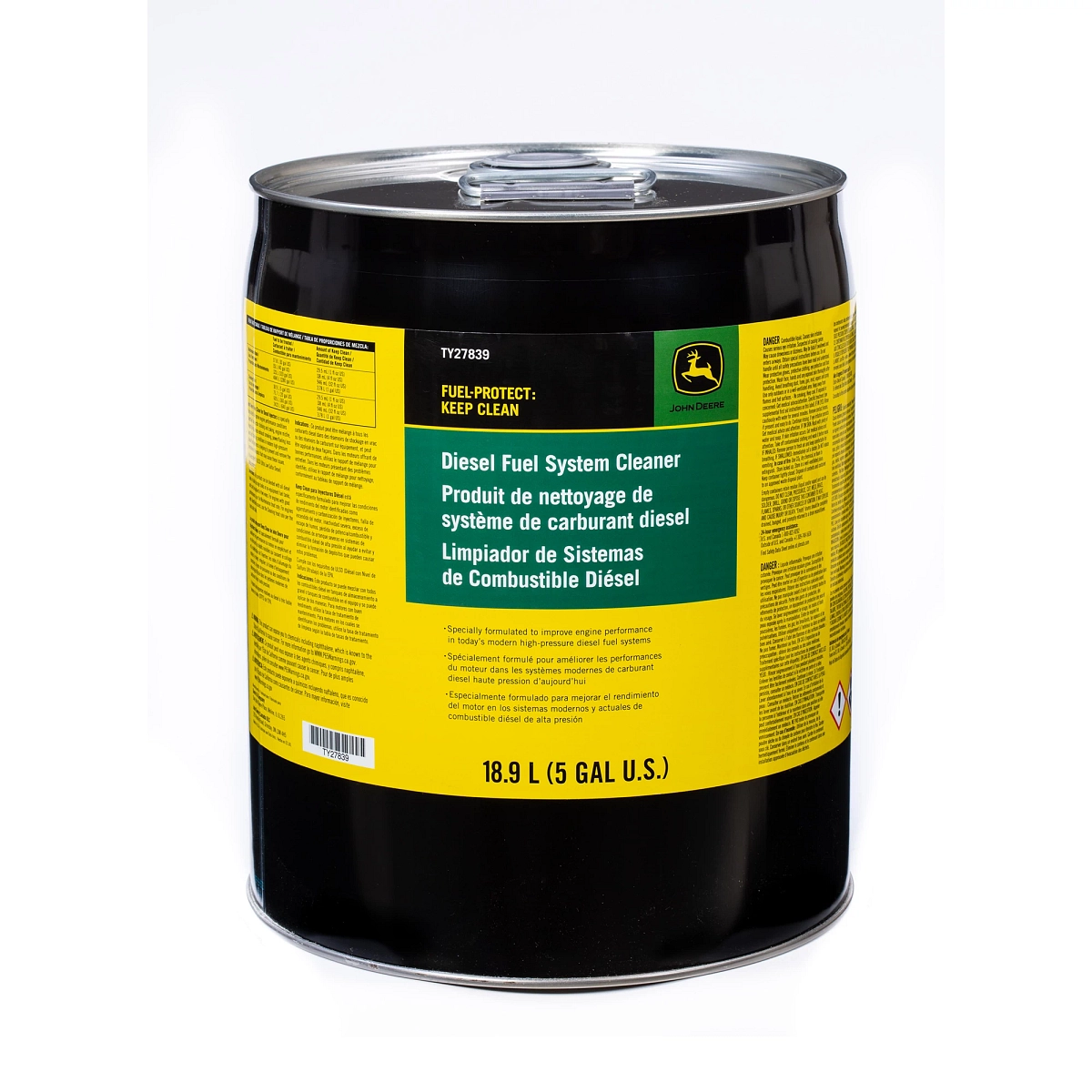 John Deere Fuel Conditioner, Fuel-Protect™, Keep Clean Solution, 18.9 Liter (5 Gallon) - TY27839