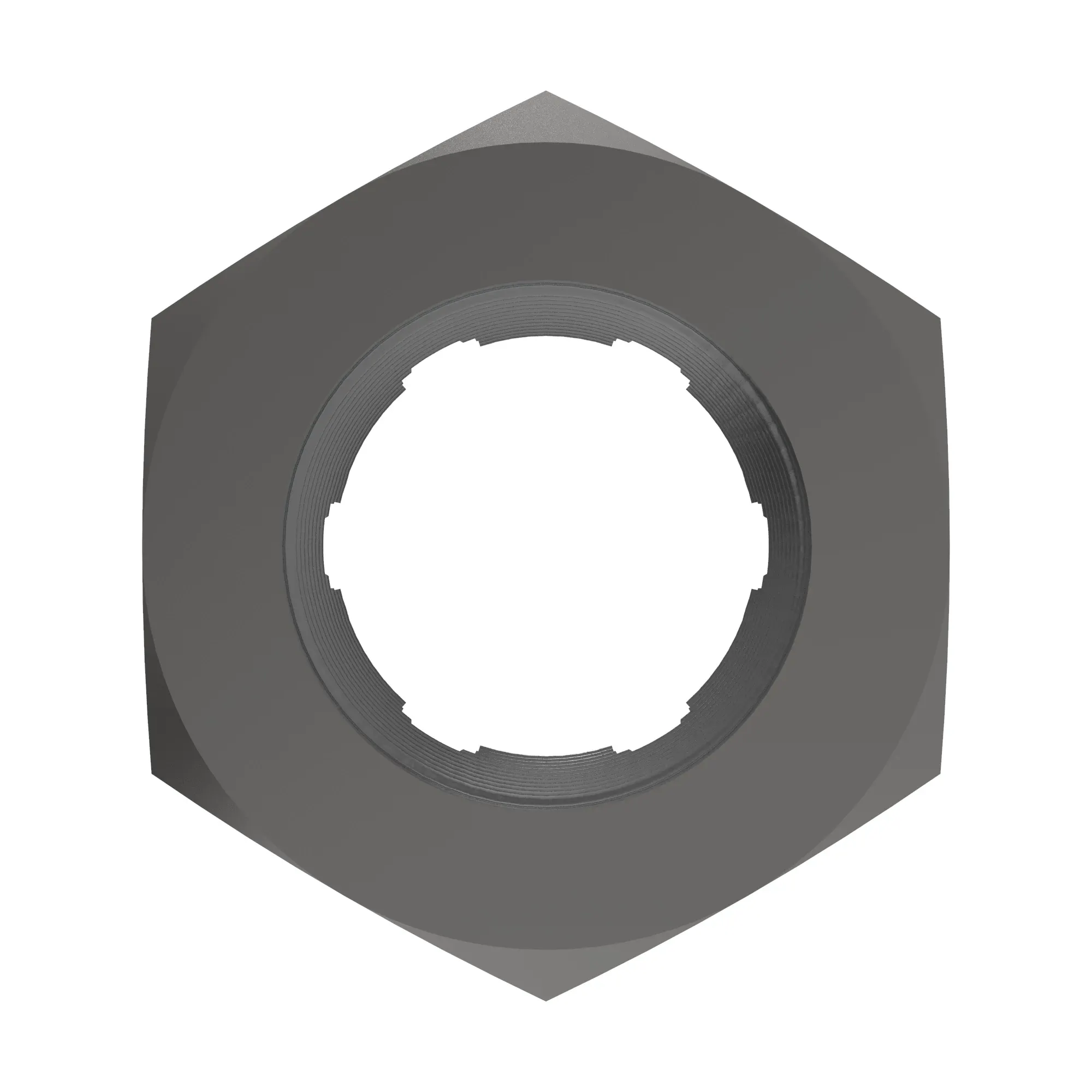 NUT, METRIC, THIN HEX SLOTTED