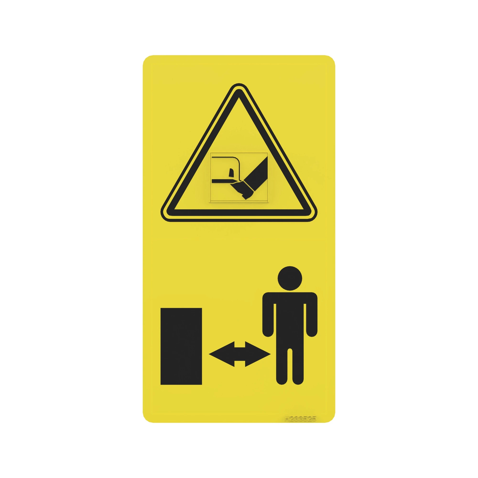 LABEL, SIGN, CHOPPER WARNING - (PIC