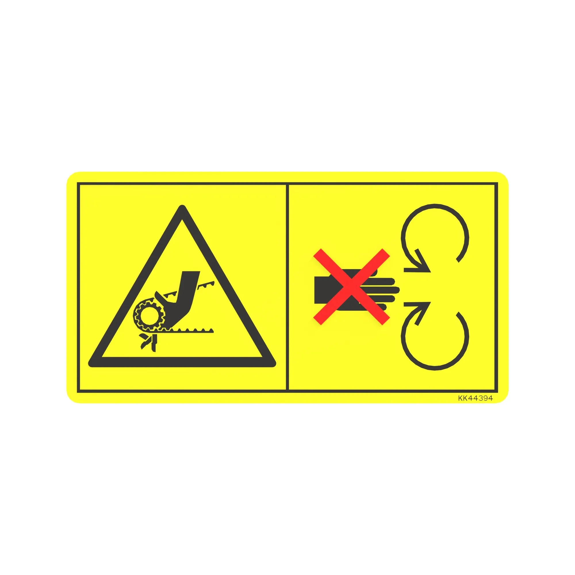 John Deere Warning Moving Part Label - KK44394