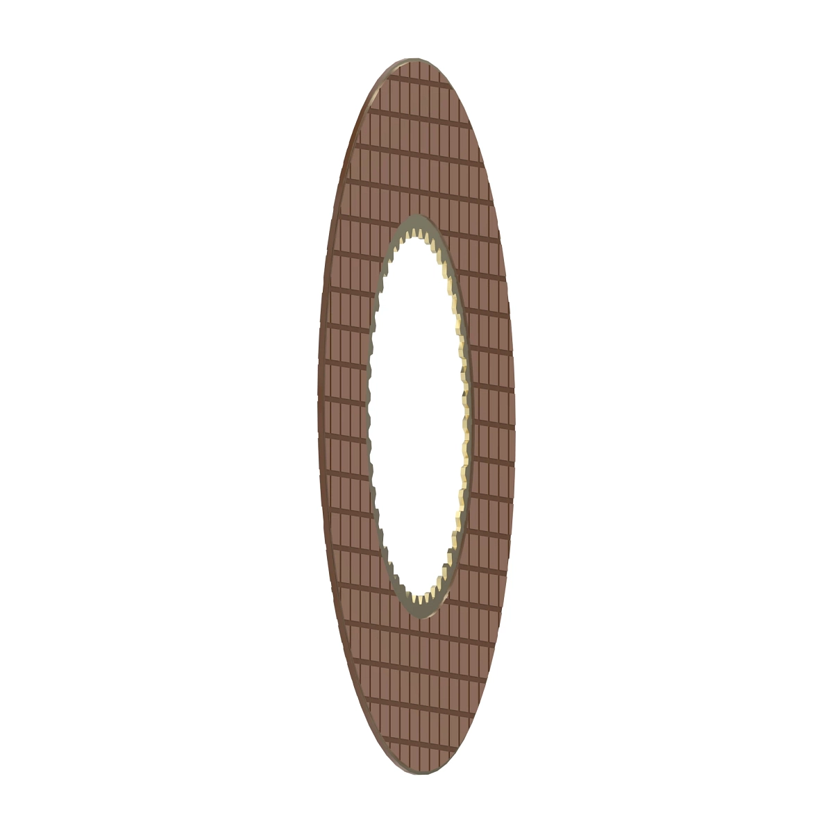 Disk With Inner Spline, With Facing