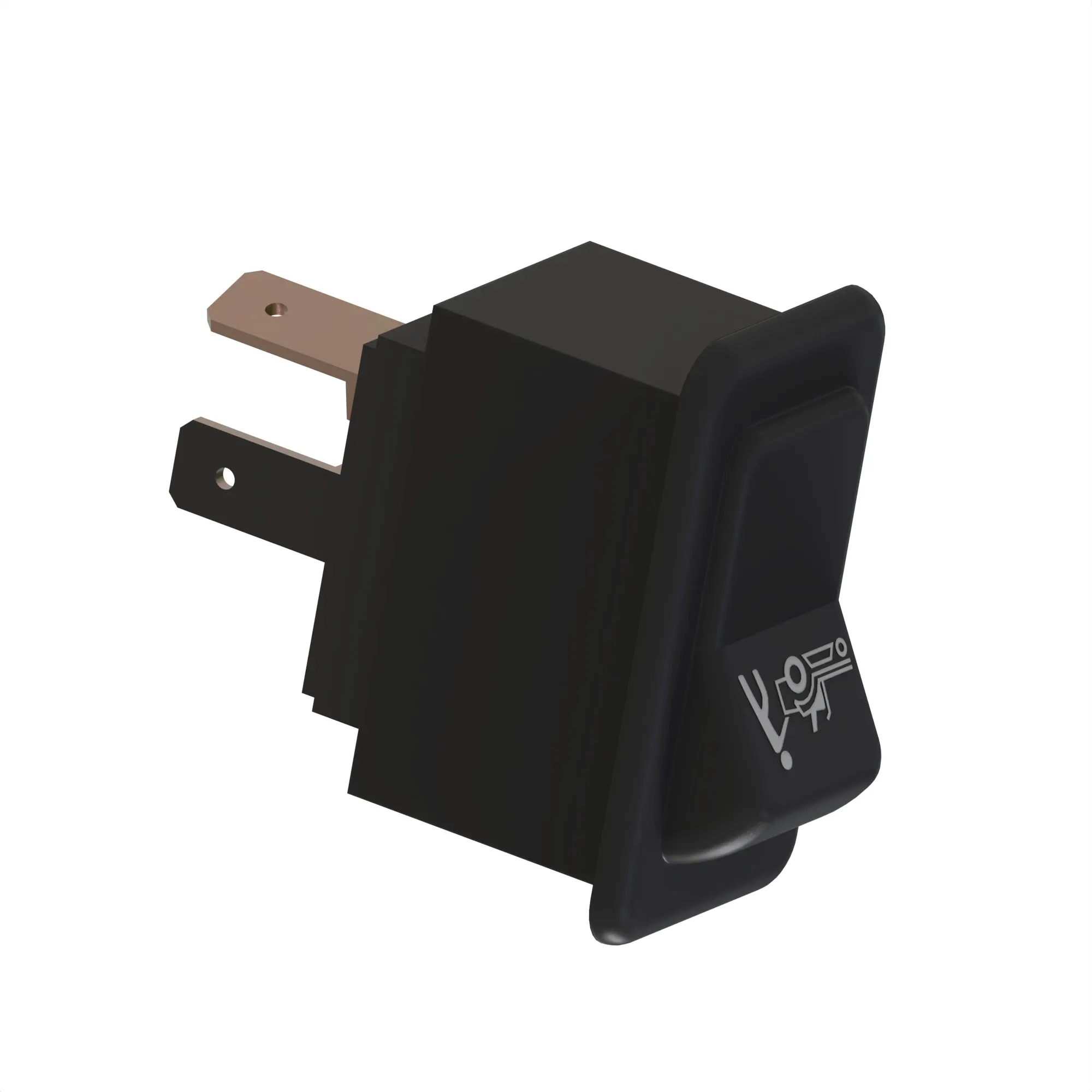 TOGGLE/ROCKER SWITCH, PUSH MODE