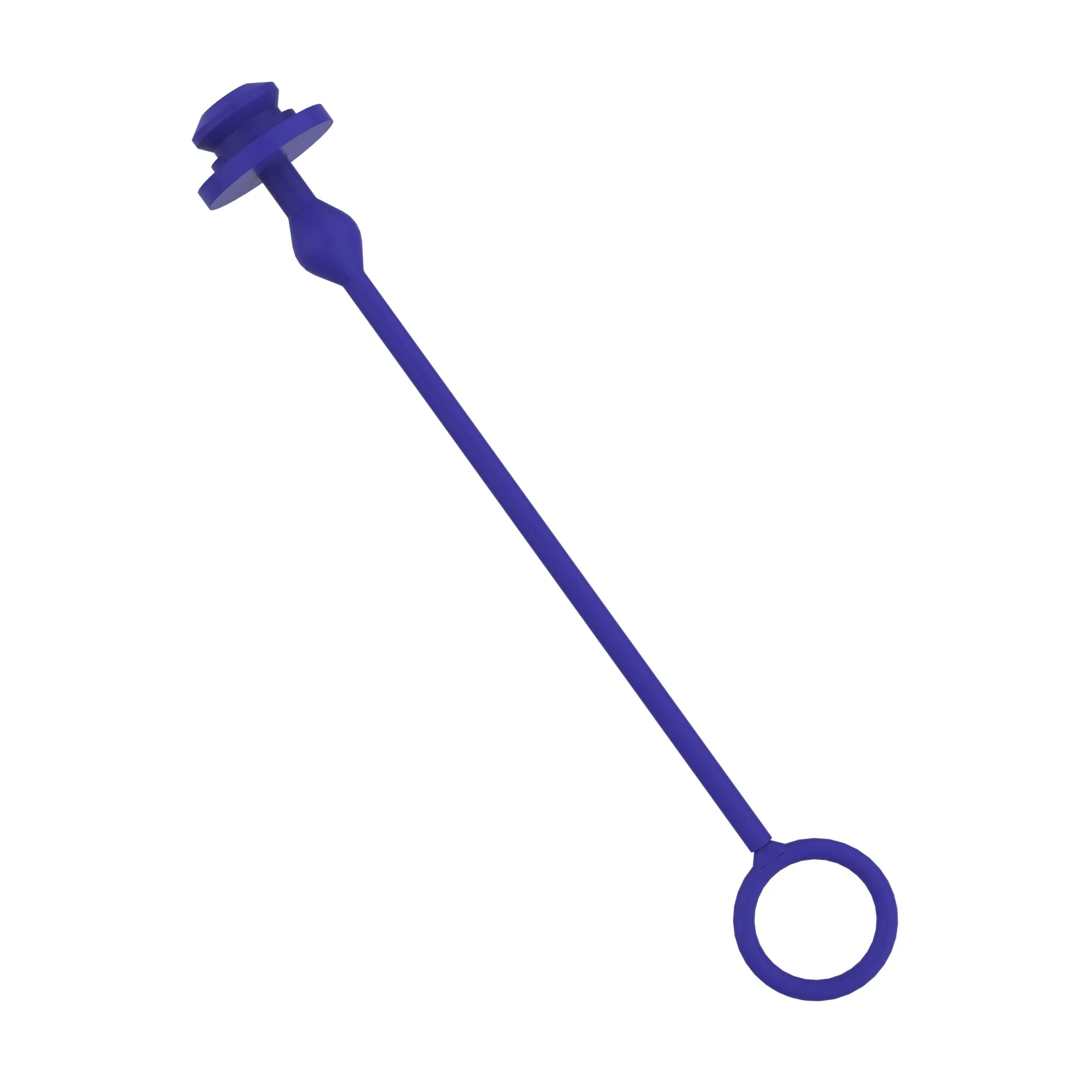 PLUG, 3/8" DUST (BLUE)