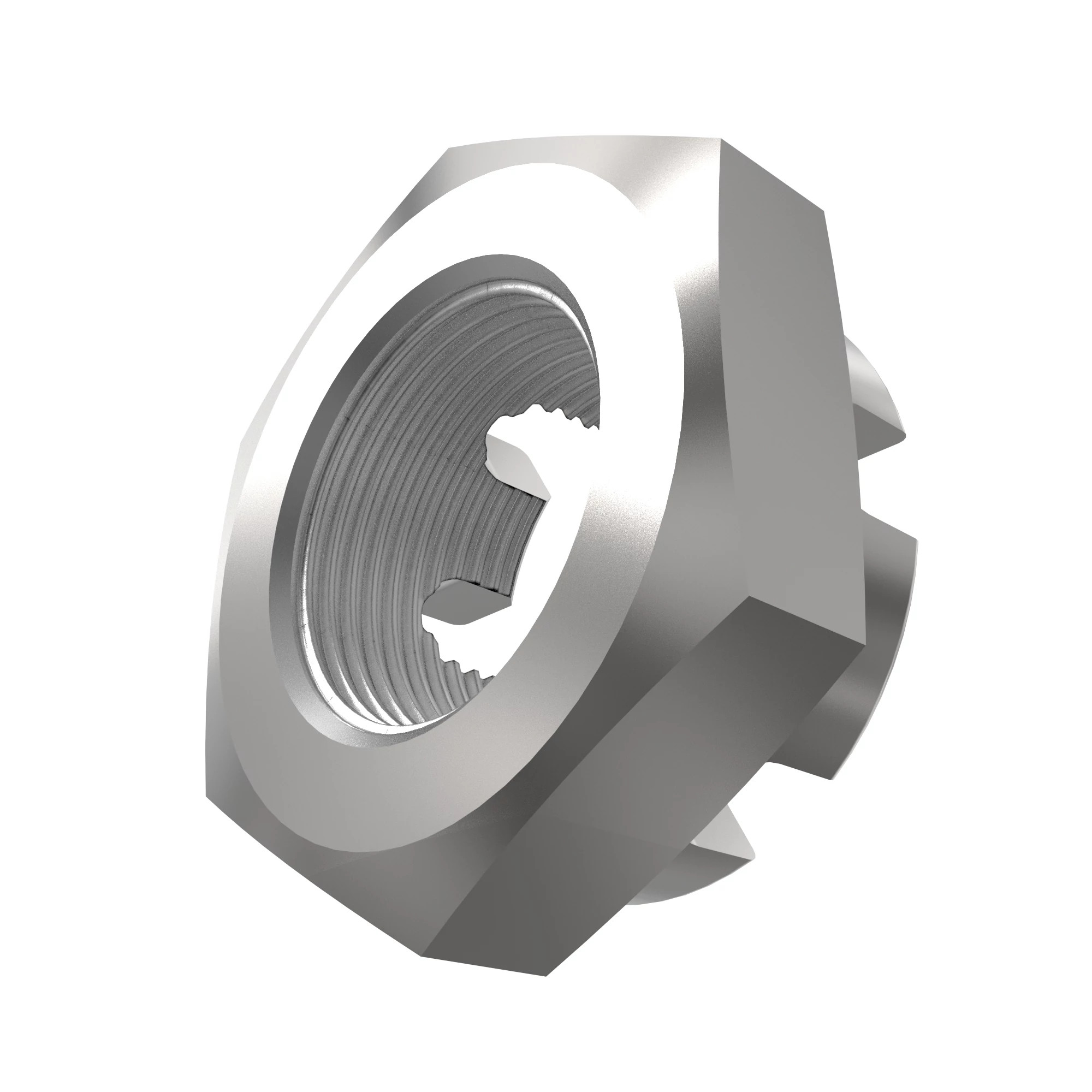 John Deere Hexagonal Slotted Nut, M30 - W52919