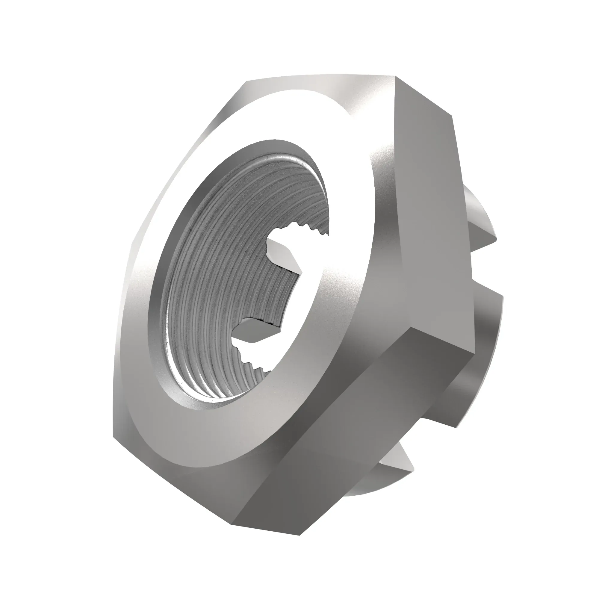 John Deere Hexagonal Slotted Nut, M30 - W52919