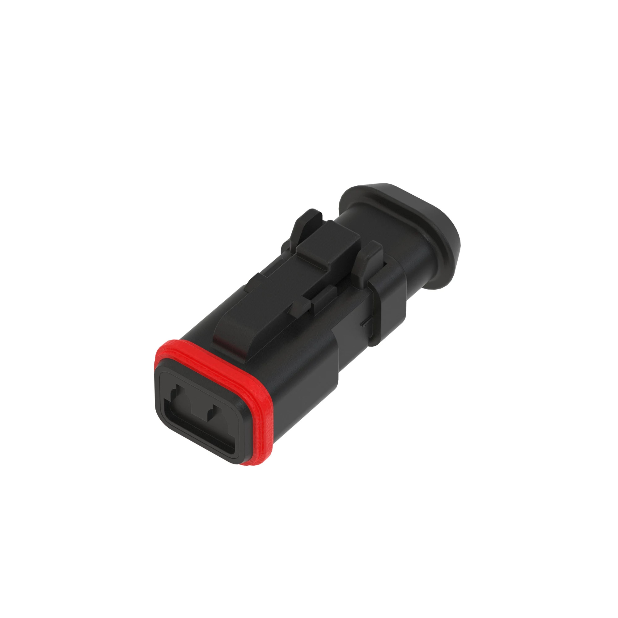 CONN DEUTSCH DT 2W MS BLK PLSTC
