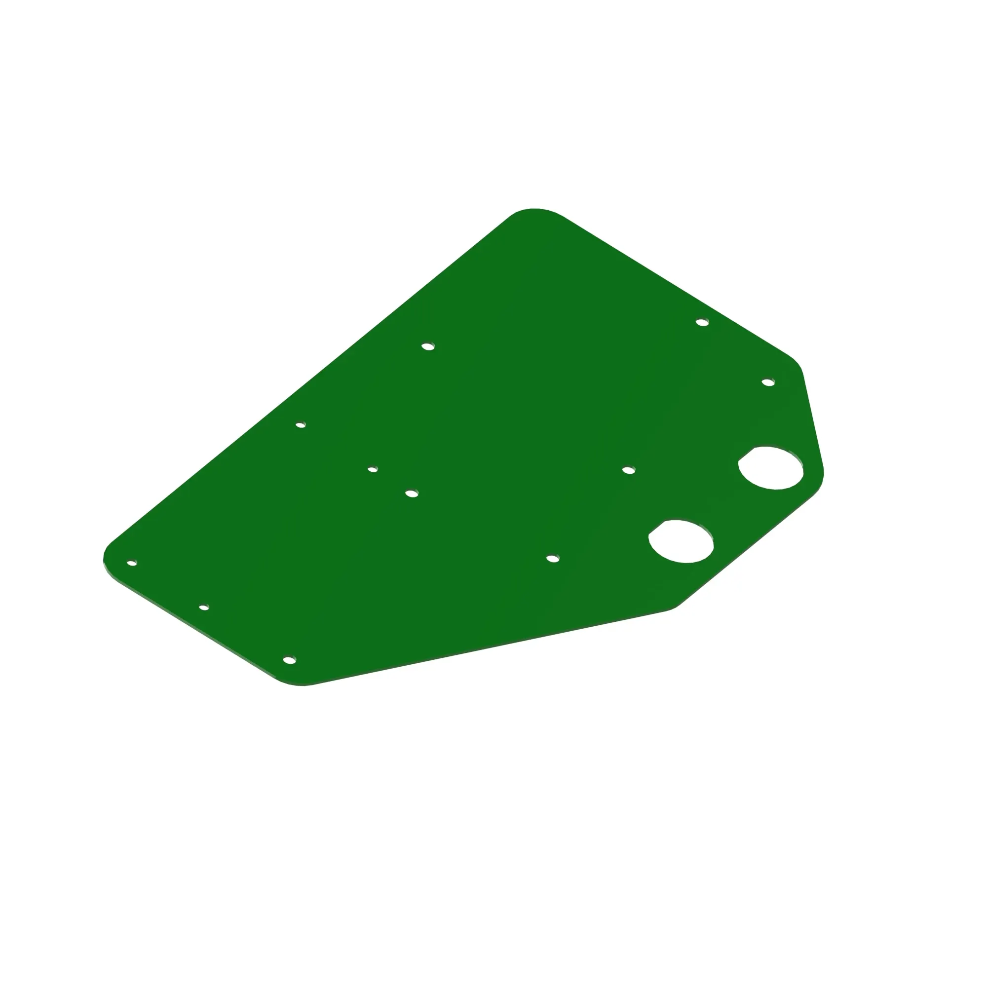 John Deere Power Supply Connector Bulkhead Support - H222281